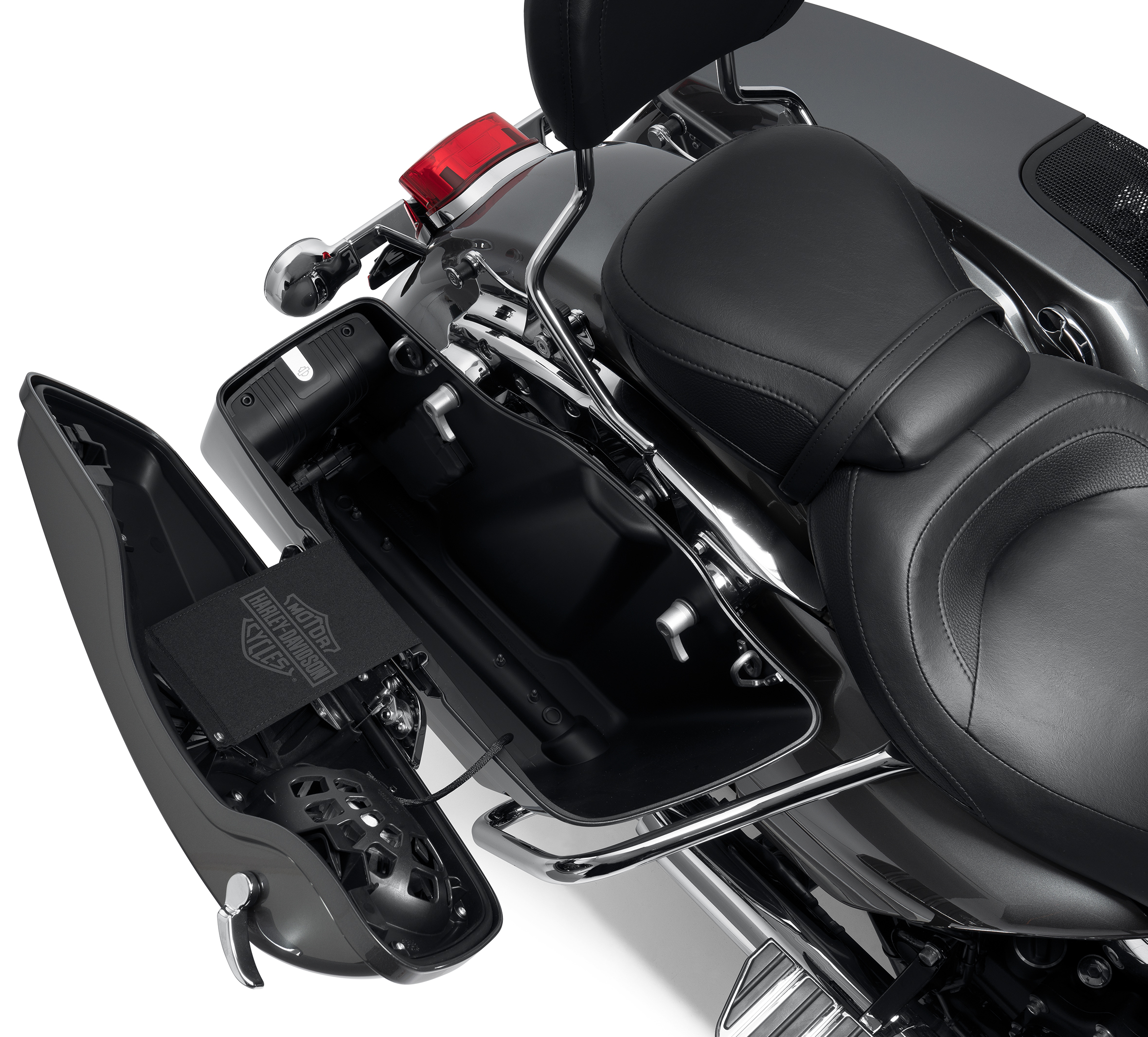 Harley-Davidson Audio powered by Rockford Fosgate Amplifier for Road King Models