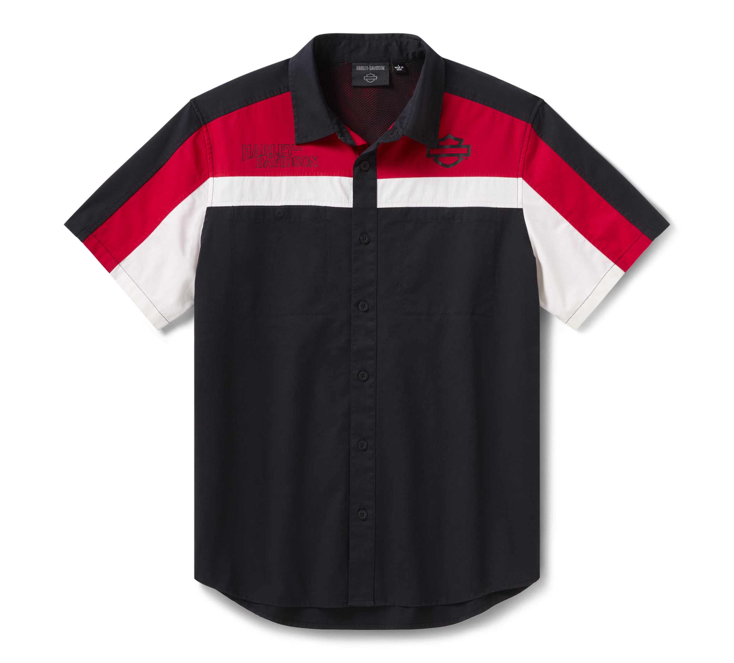 Screamin' Eagle Vented Short Sleeve Mechanics Shirt für Herren