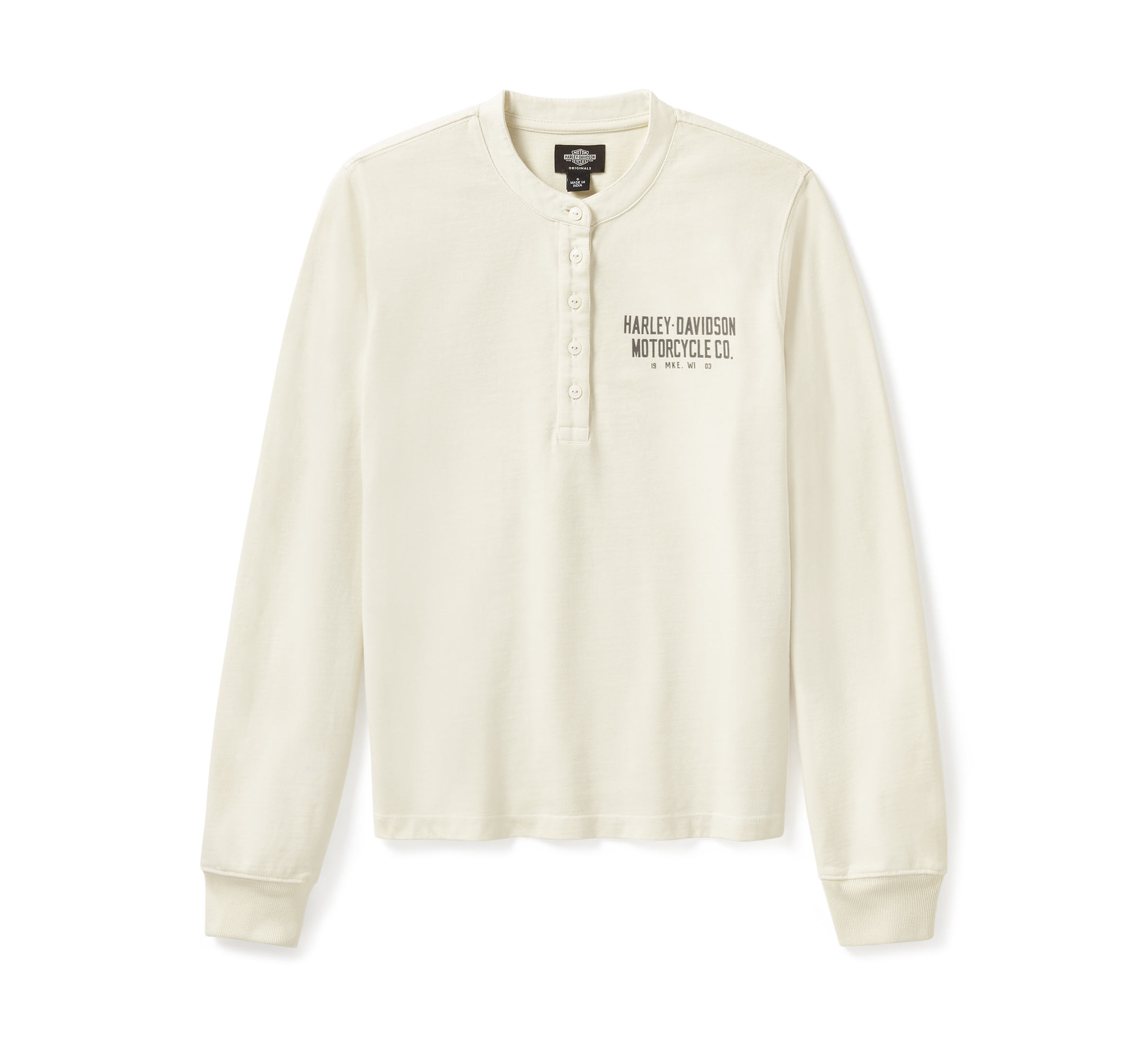 Women's HDMC HENLEY LONG SLEEVE TOP