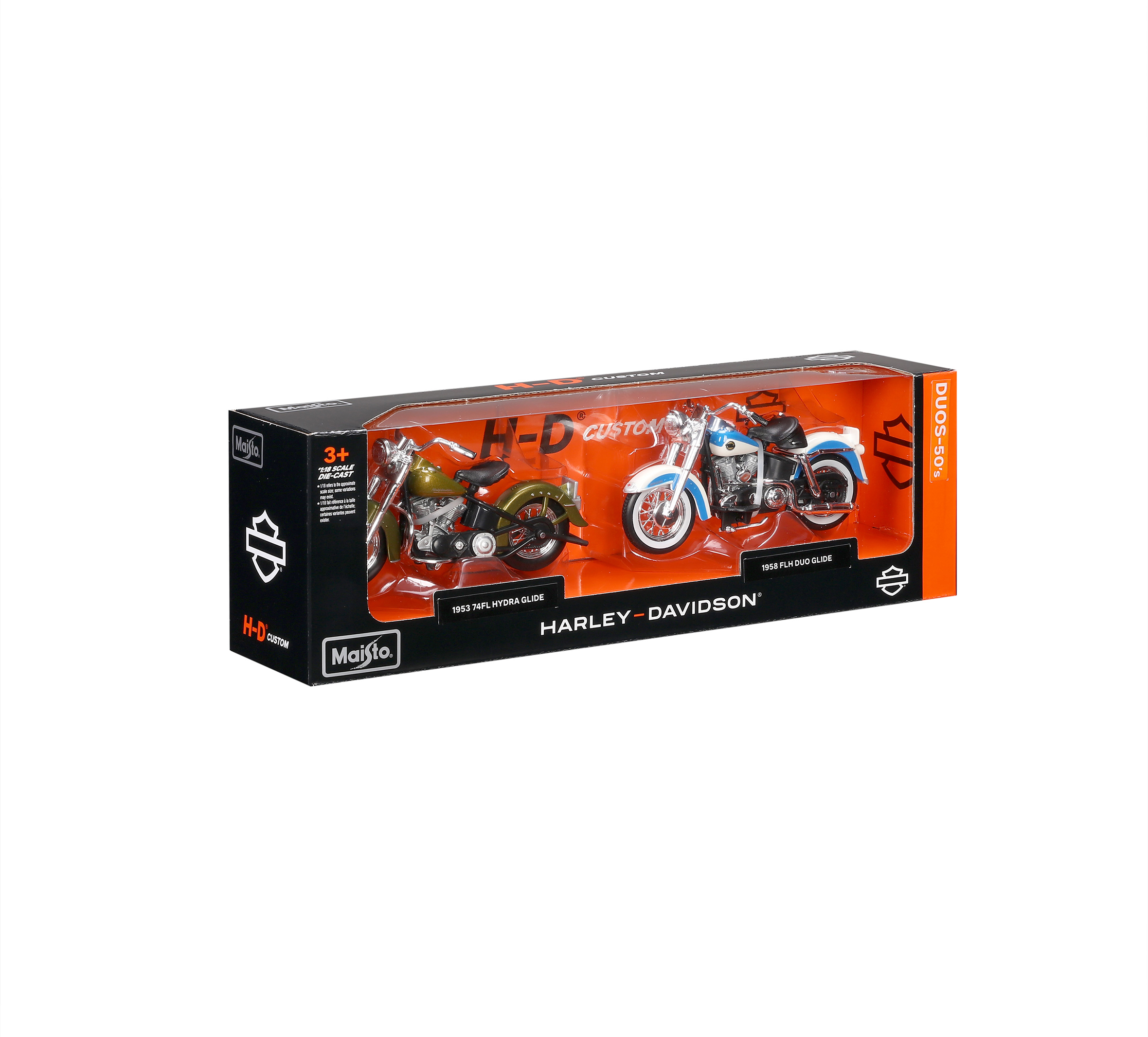 1:18 H-D Duos - 50s 53 Hydra-Glide / 58 Duo-Glide | Harley