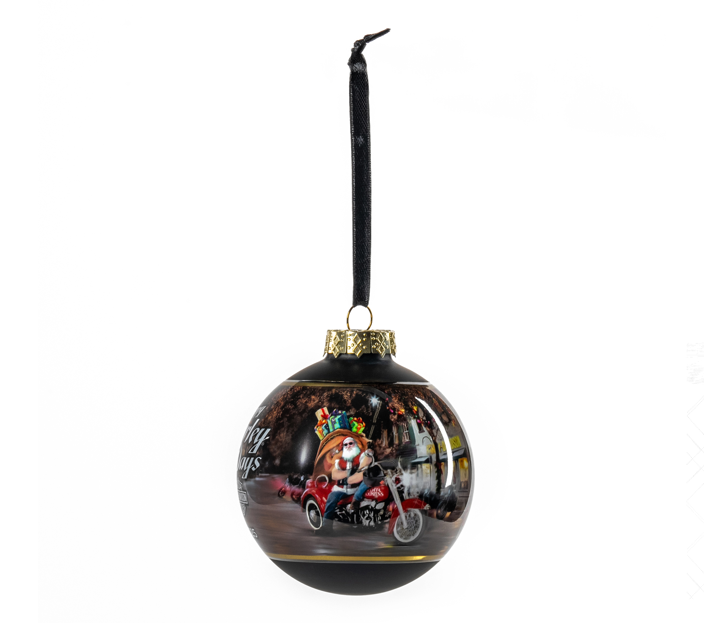 2025 Biker Santa Ball Ornament | Harley-Davidson USA