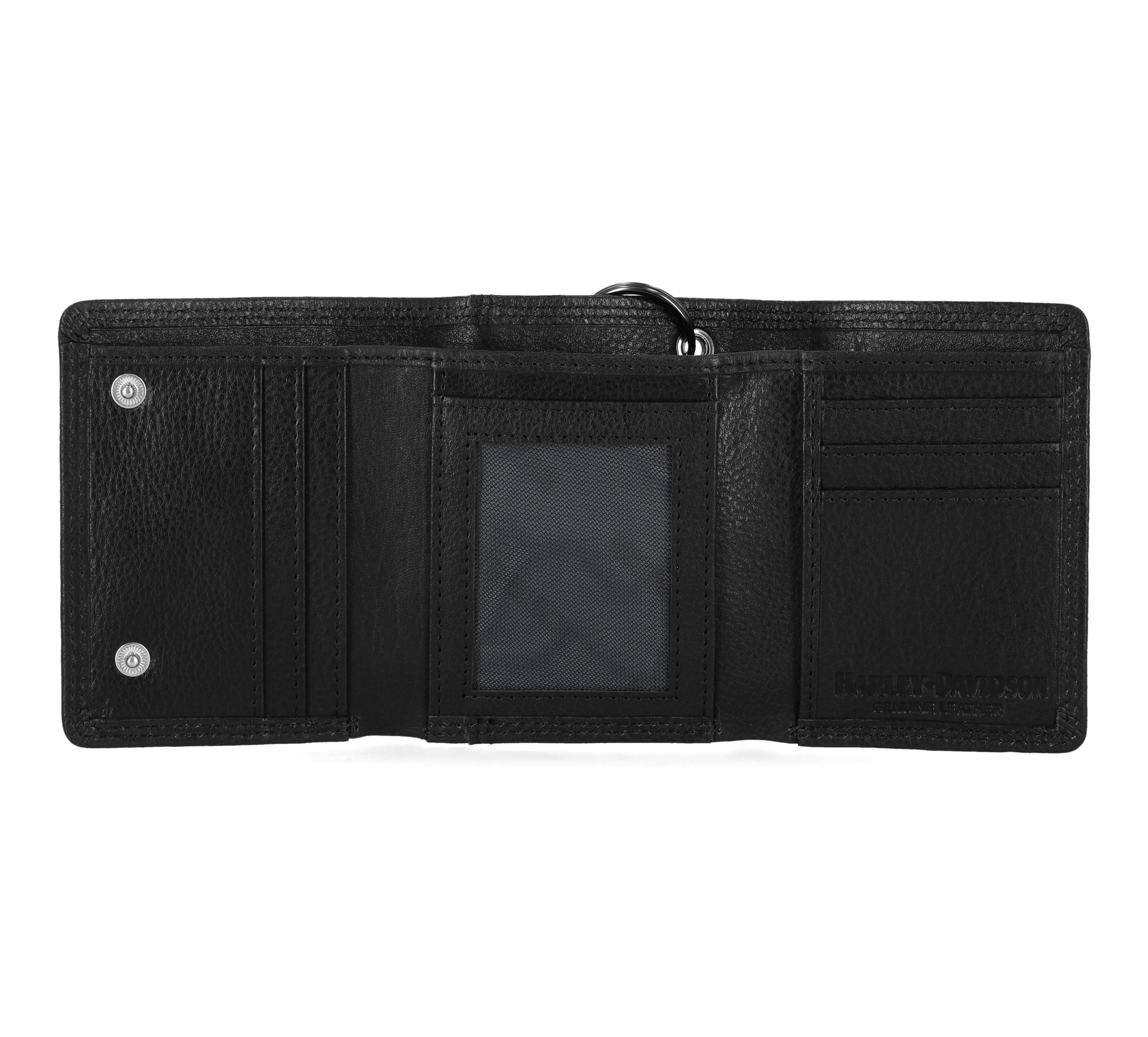 Eagle Trifold Wallet With Chain