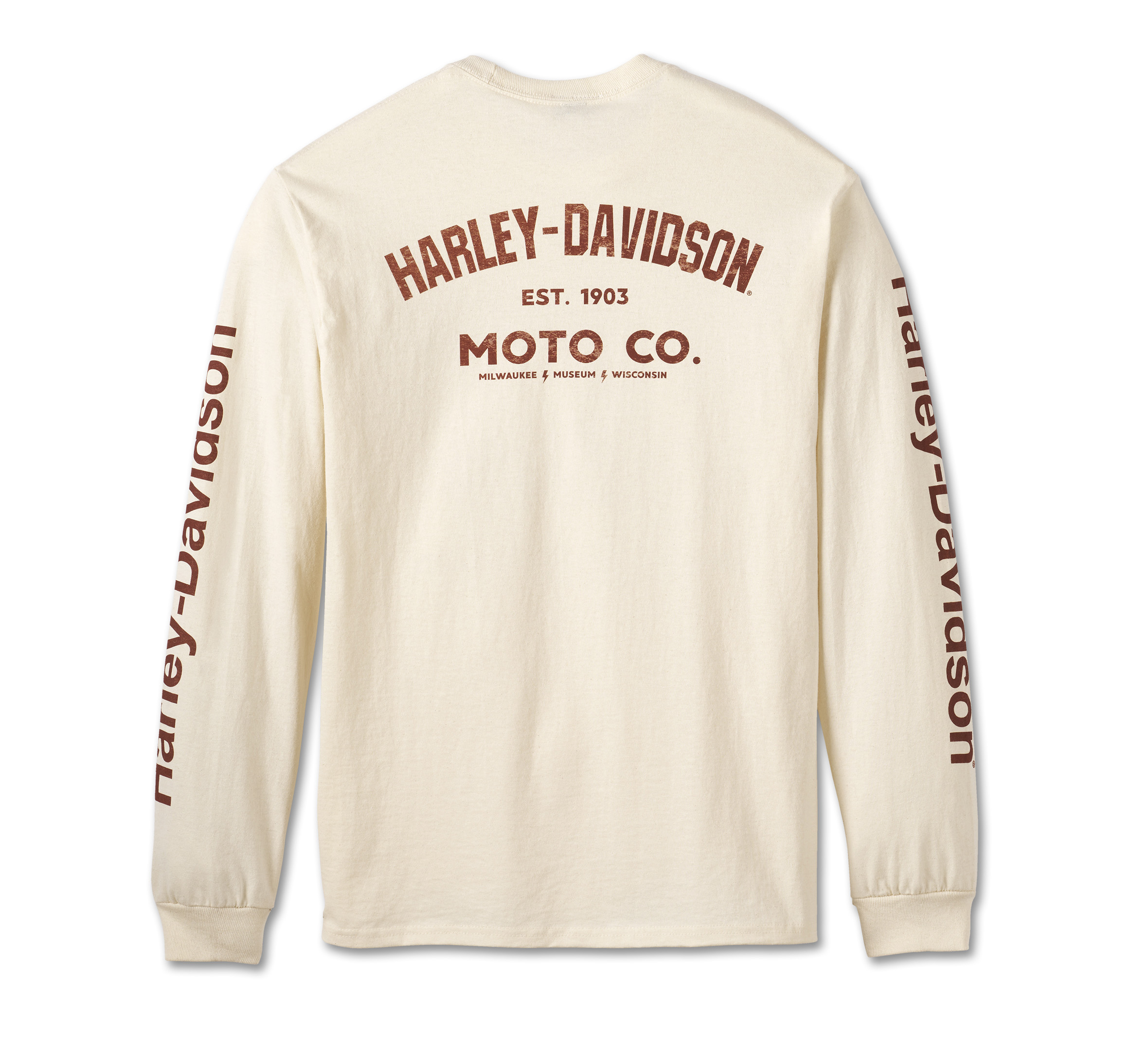 Men's H-D Mandarin Motorcycle Long Sleeve Tee
