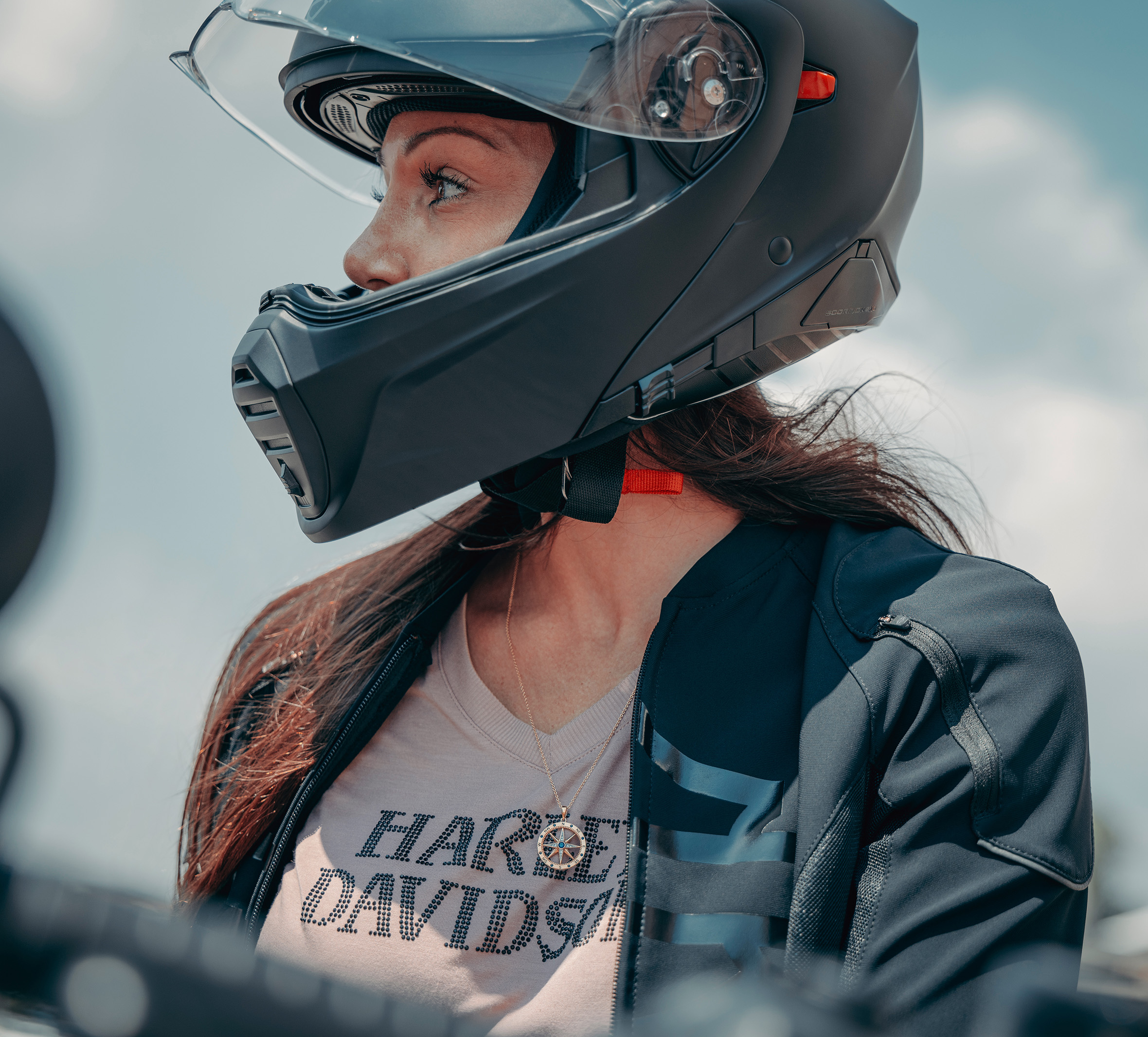 girl skull motorcycle helmet Outlaw Helmets HT1 Hustler Glossy Black Its Just Sex Half for Men & Women DOT Approved Available in three different shell sizes Harley-Davidson Women's Skull & Roses