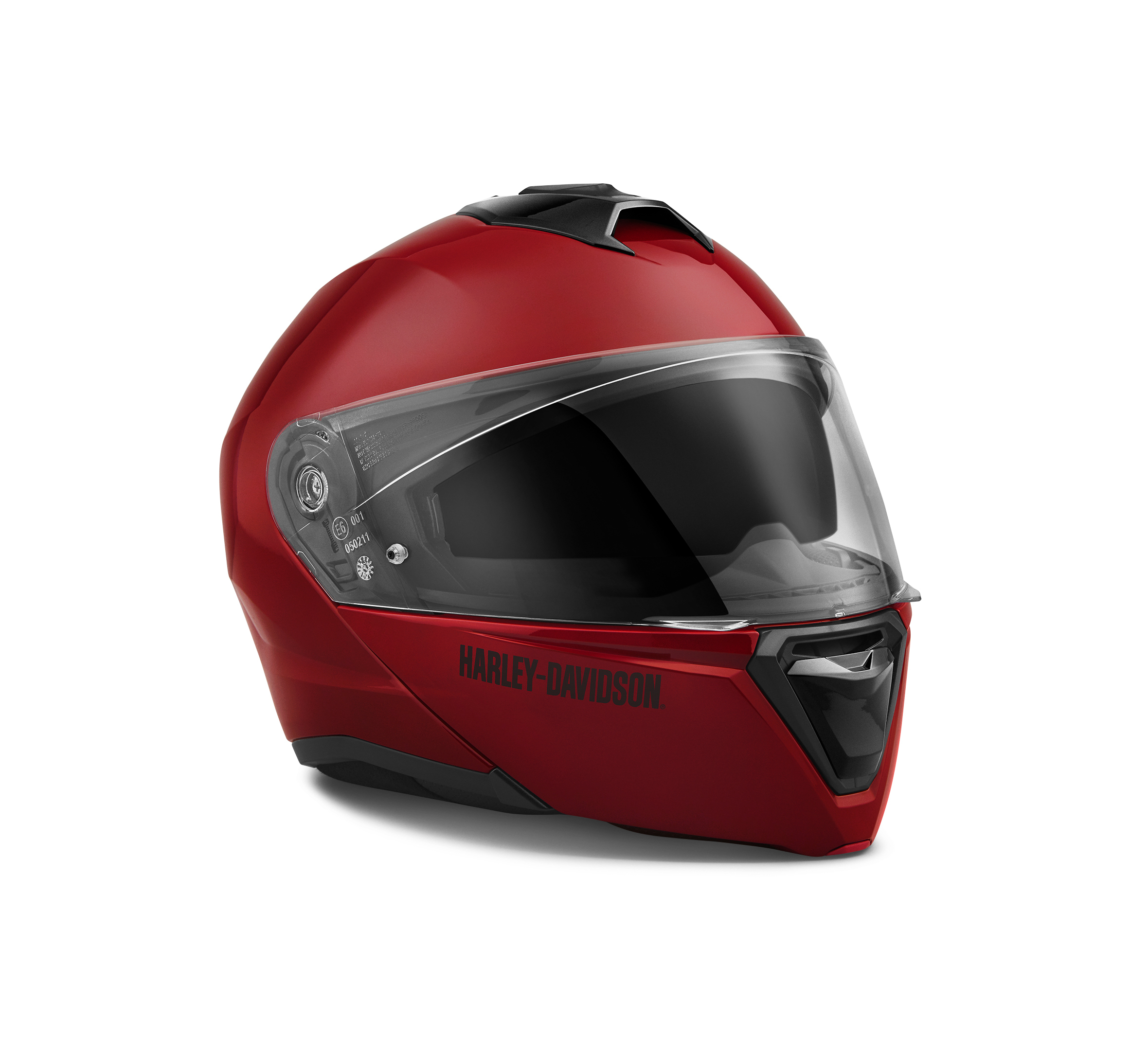 Capstone Sun Shield II H31 Modular Helmet - Billiard Red