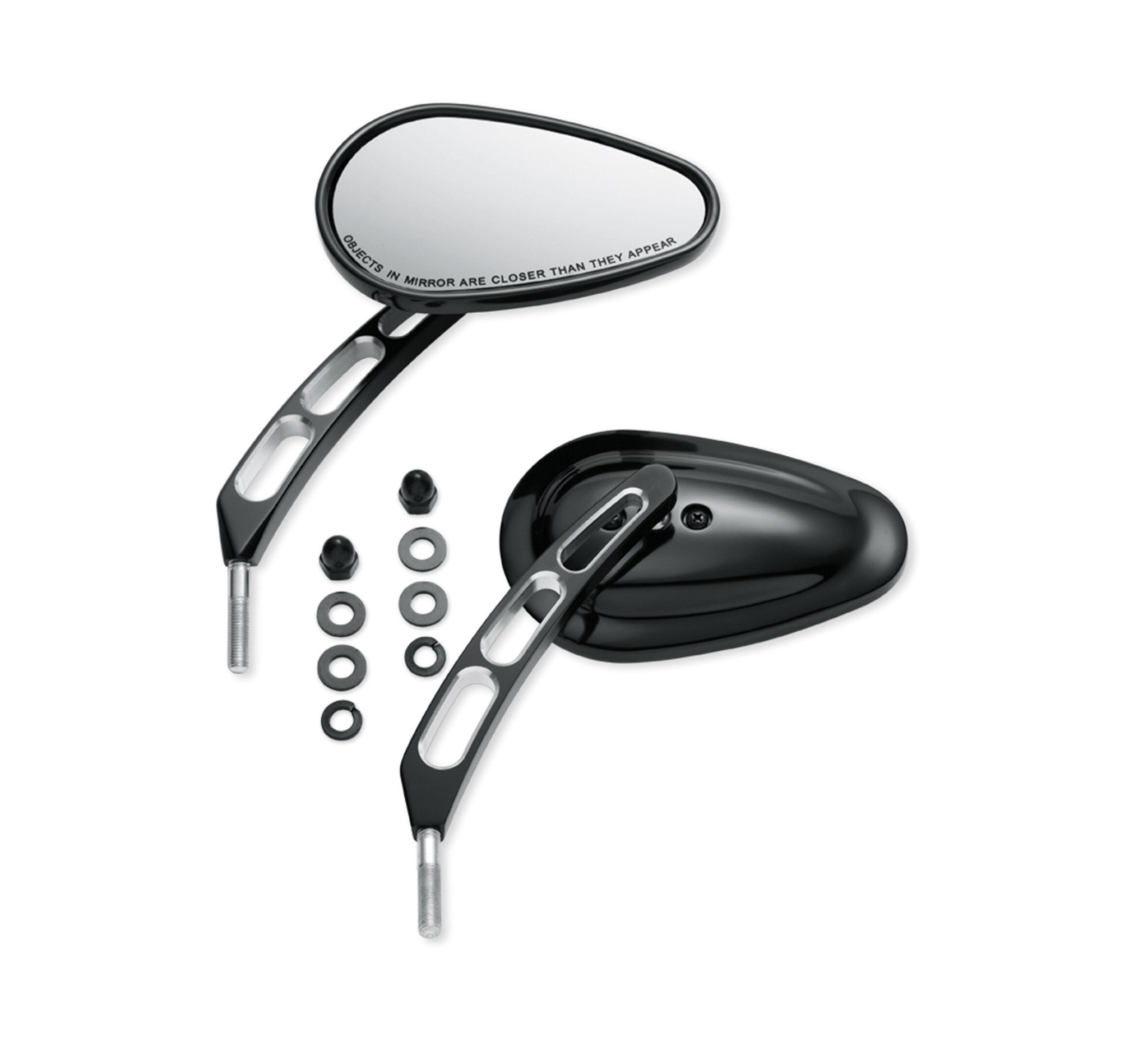 Edge Cut Stem Mirrors