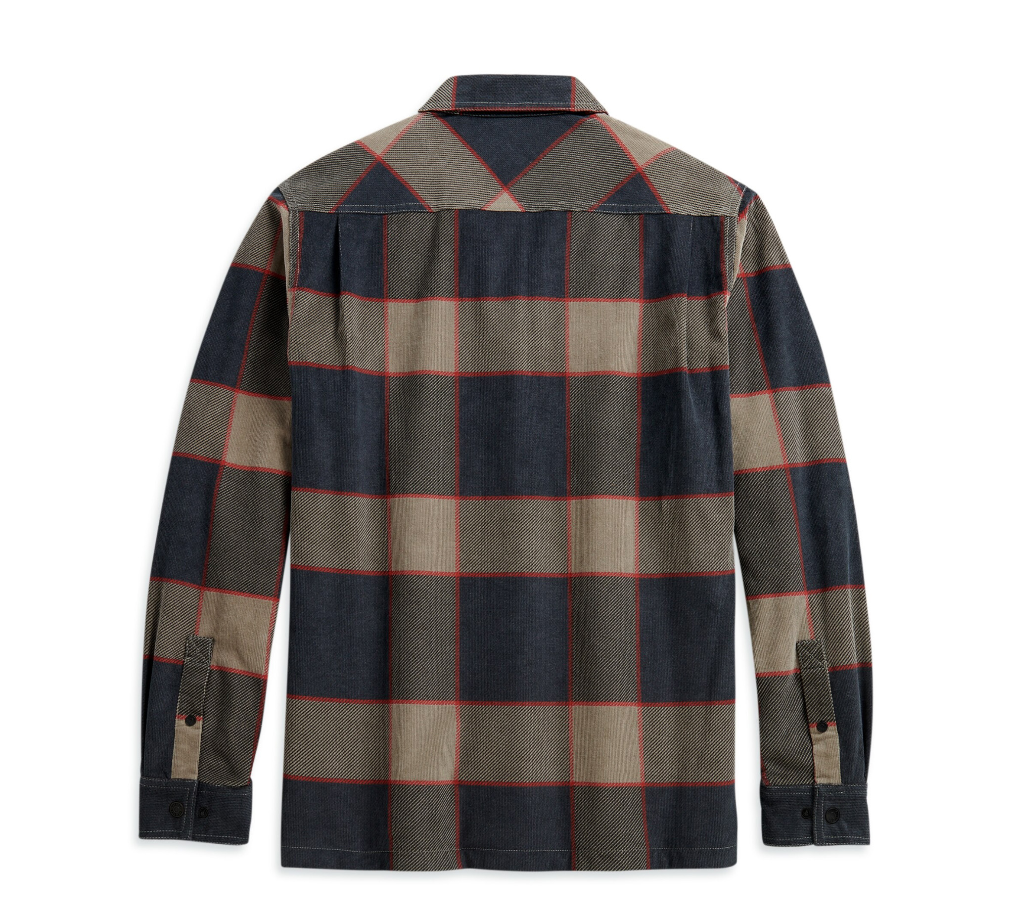 Men's Lined Printed Corduroy Shirt Jacket - Slim Fit