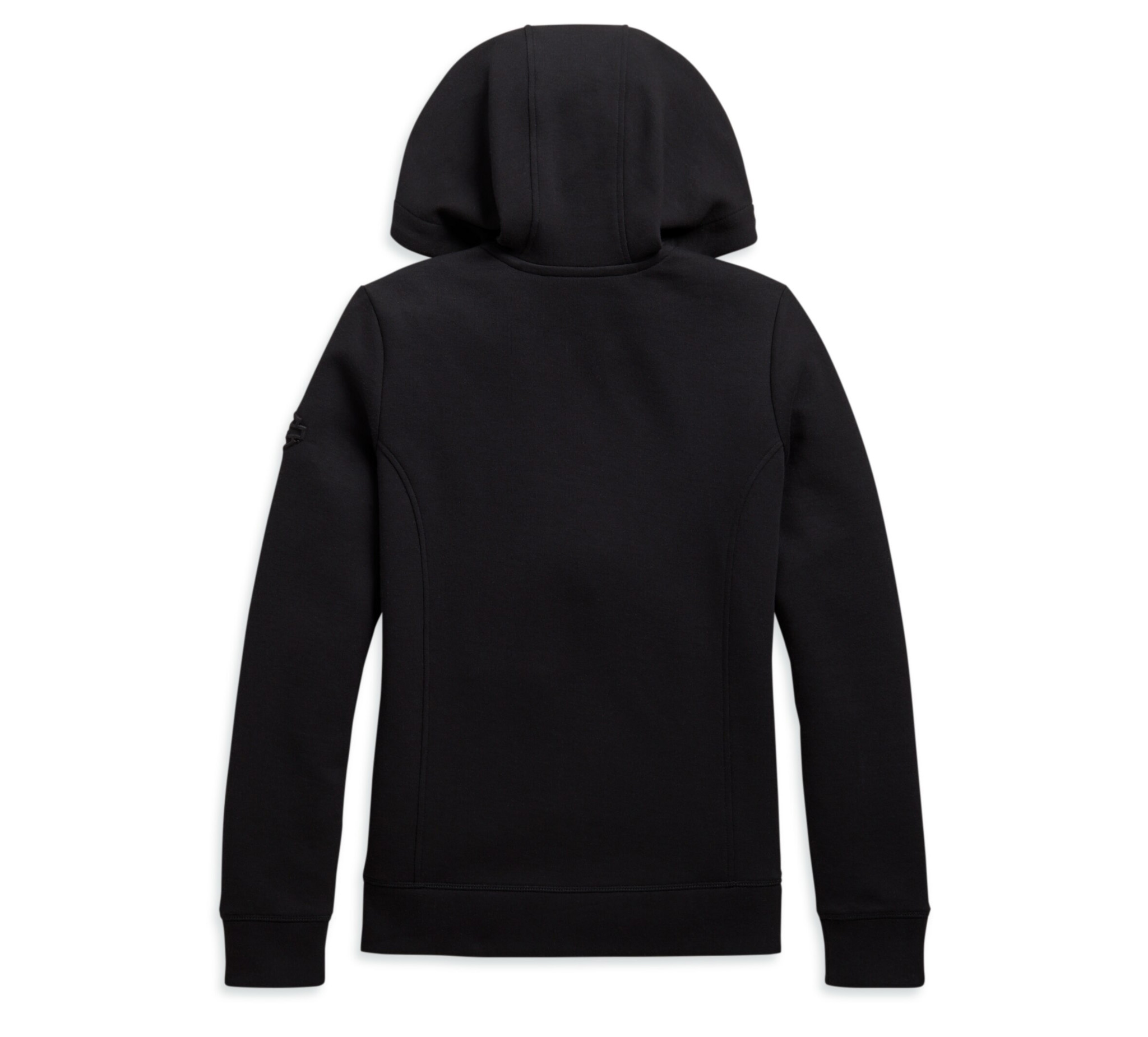 Women's Embossed Zip-Front Hoodie