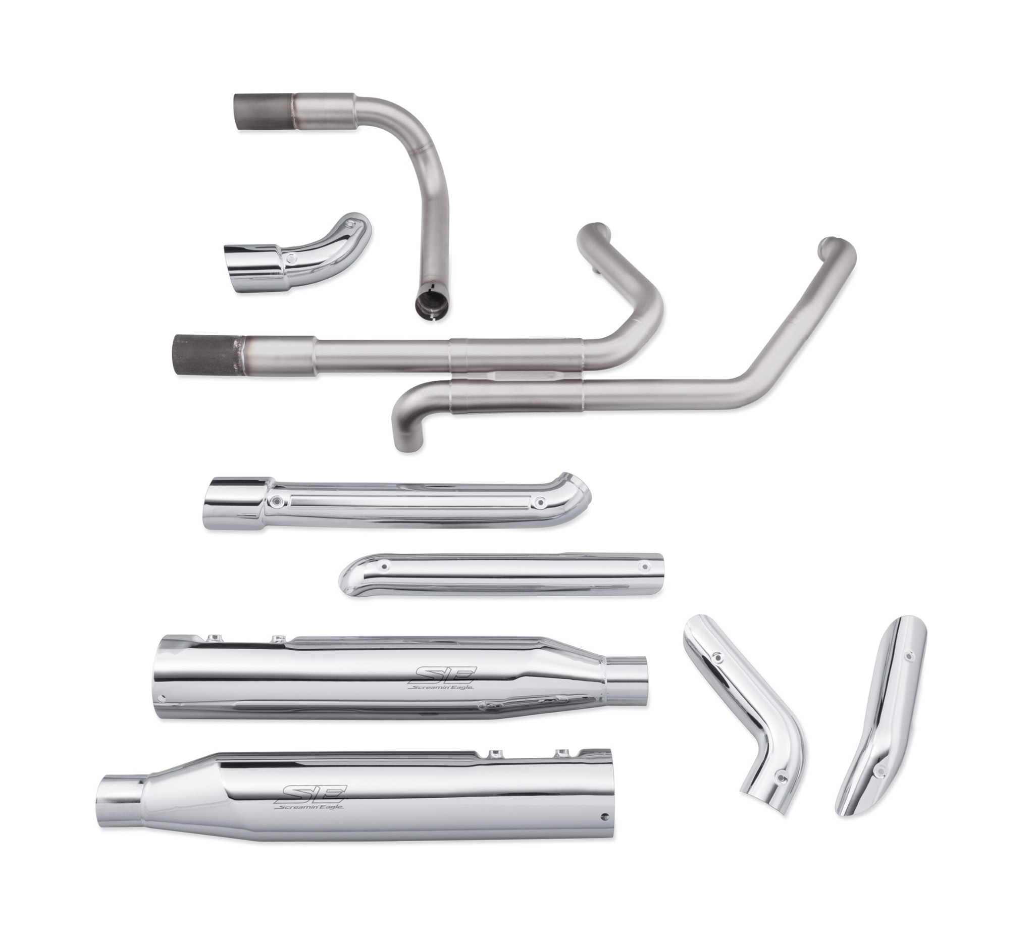 Screamin' Eagle High-Flow Exhaust System with Street Cannon Mufflers