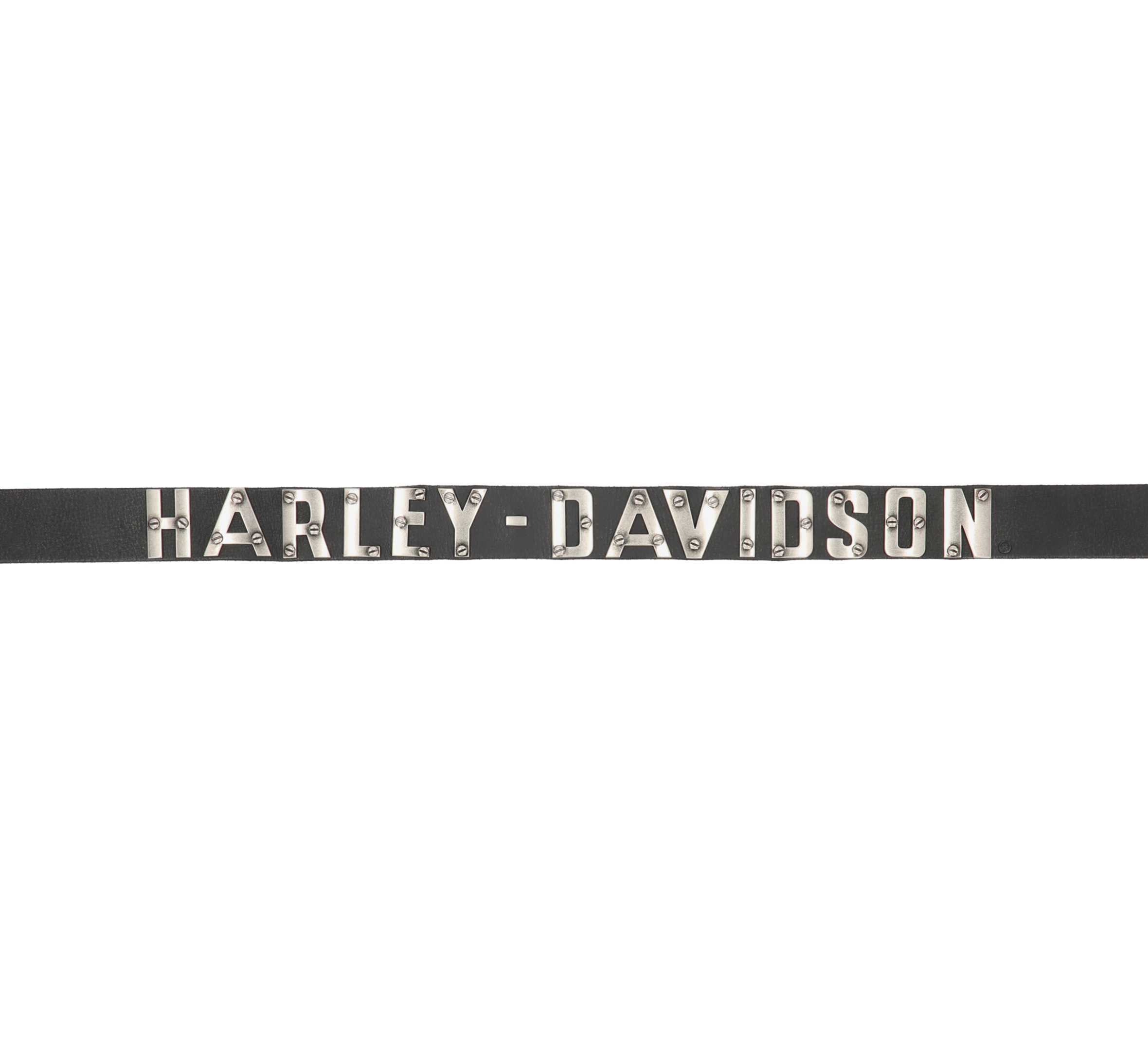 H-D Metal Letter Belt
