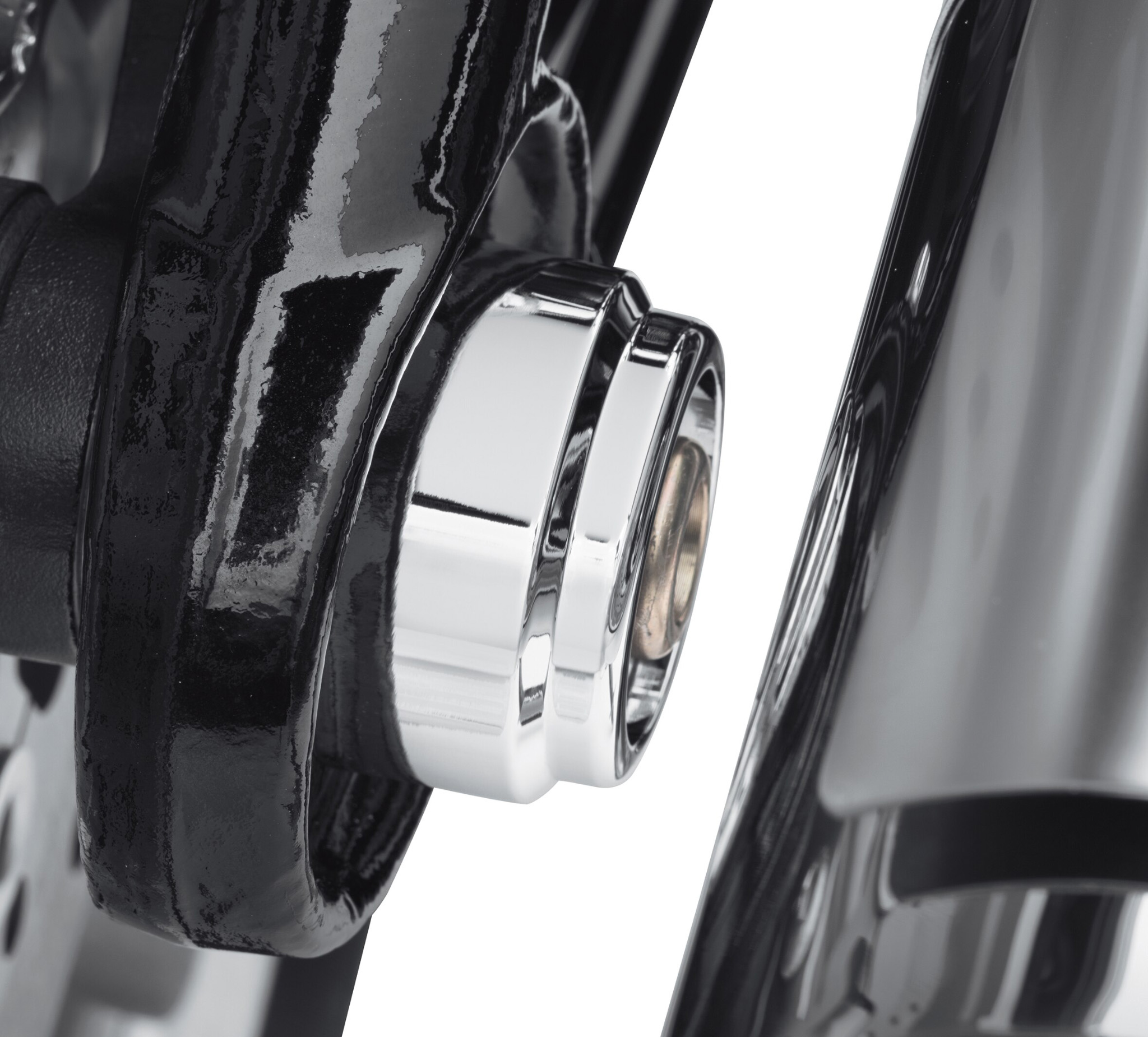 Rear Axle Nut Covers - Chrome