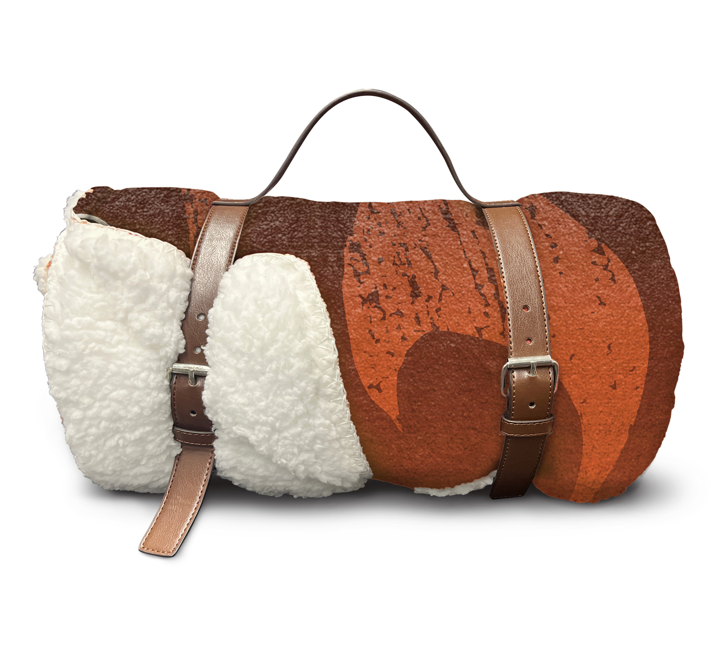 Flying Flames Silk Touch Sherpa Throw Blanket with Carry Strap