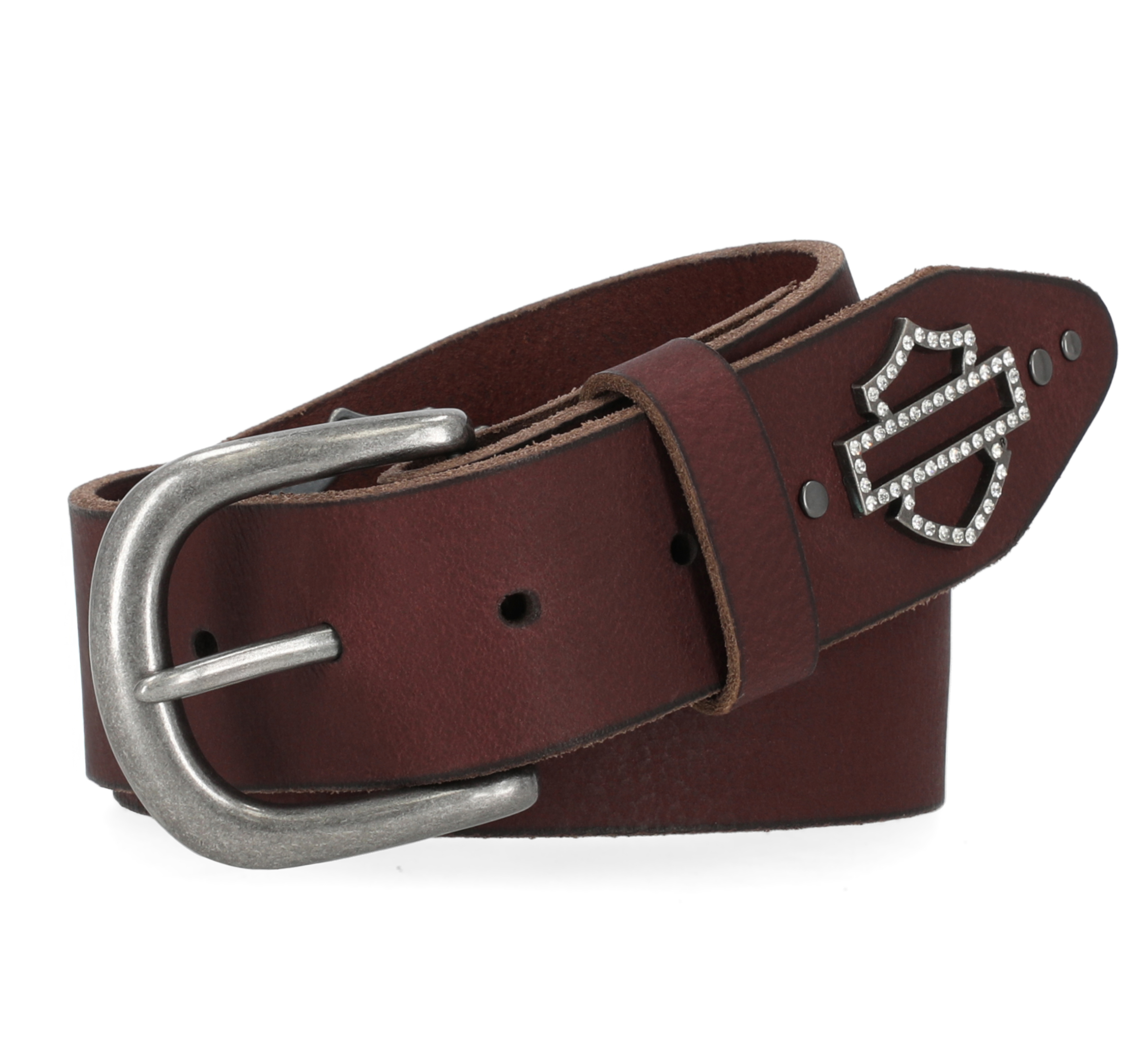 Open Bar & Shield Quad Stud Belt