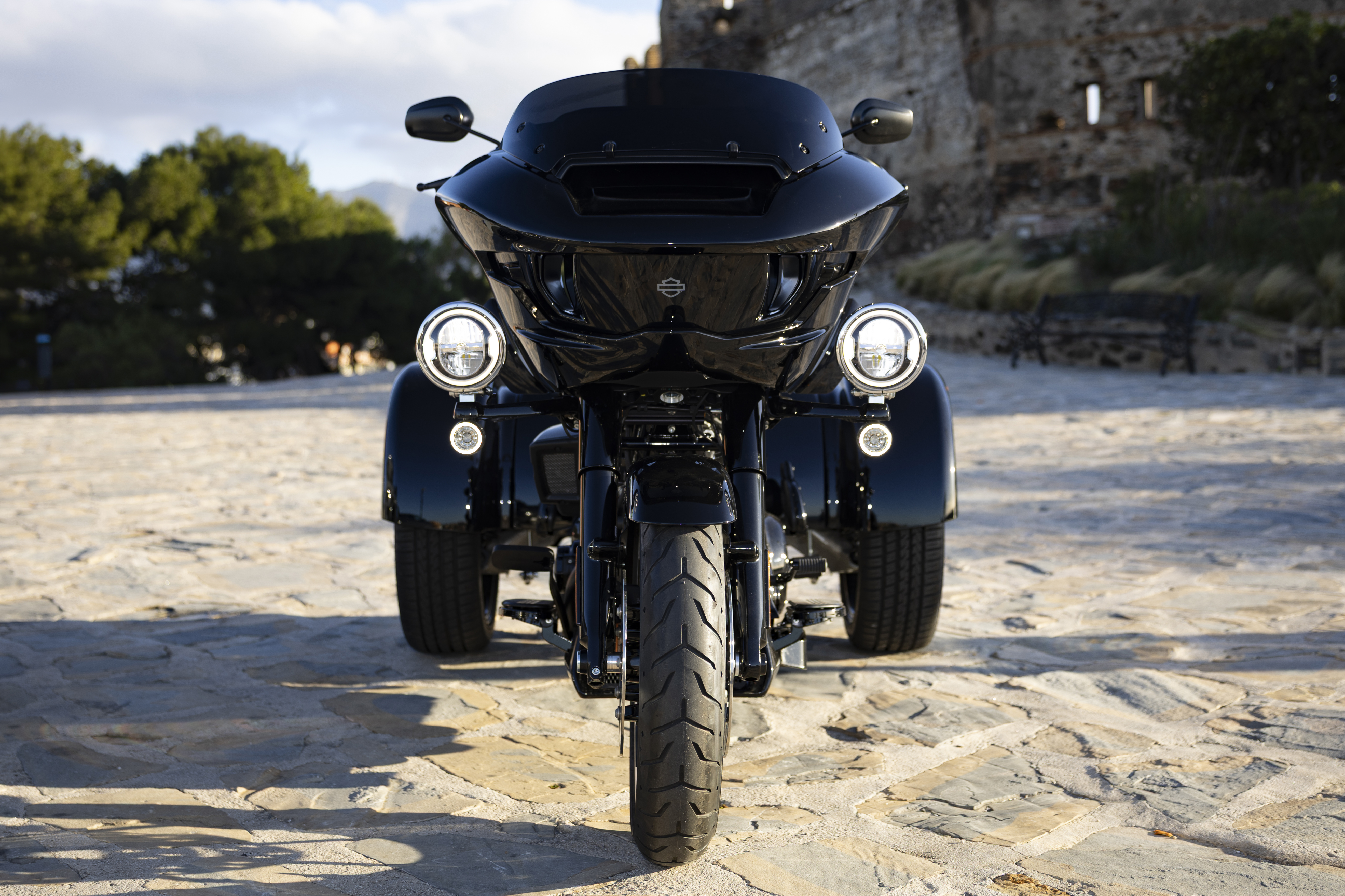 2026-os Road Glide 3, a modell szépségét bemutató kép