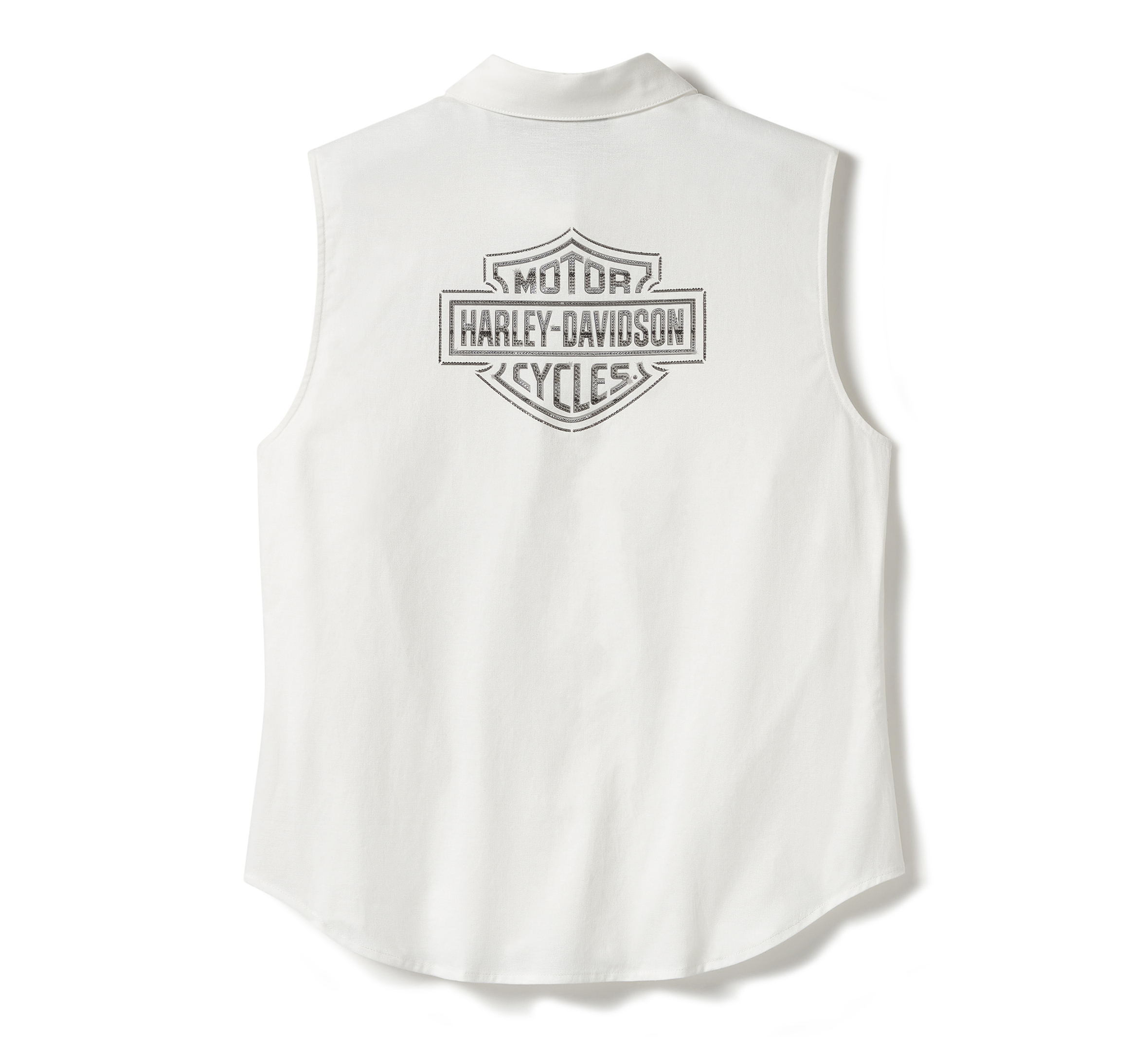 Women's Essential Bling Button Front Tank