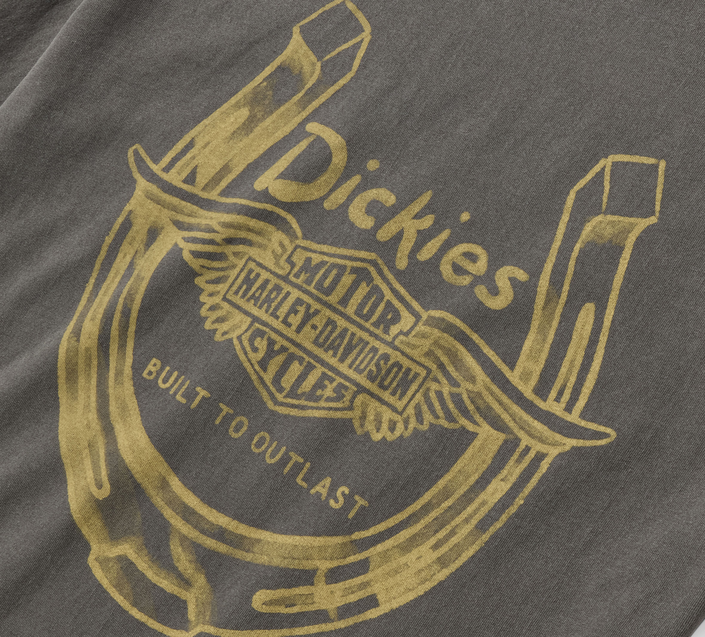 Dickies x H-D Winged Horseshoe Long Sleeve Tee para hombre