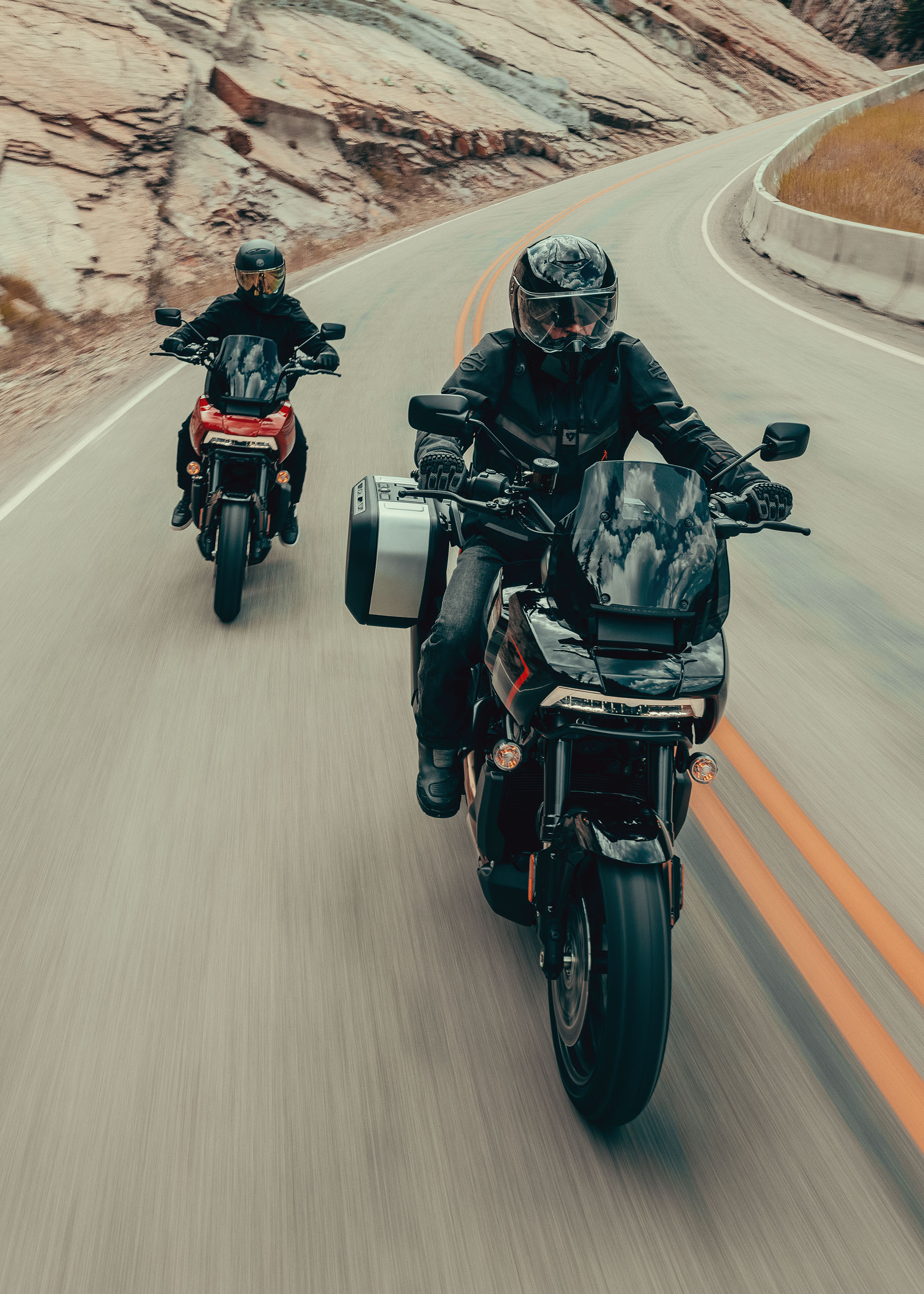 2025 Pan America ST Riding Shot