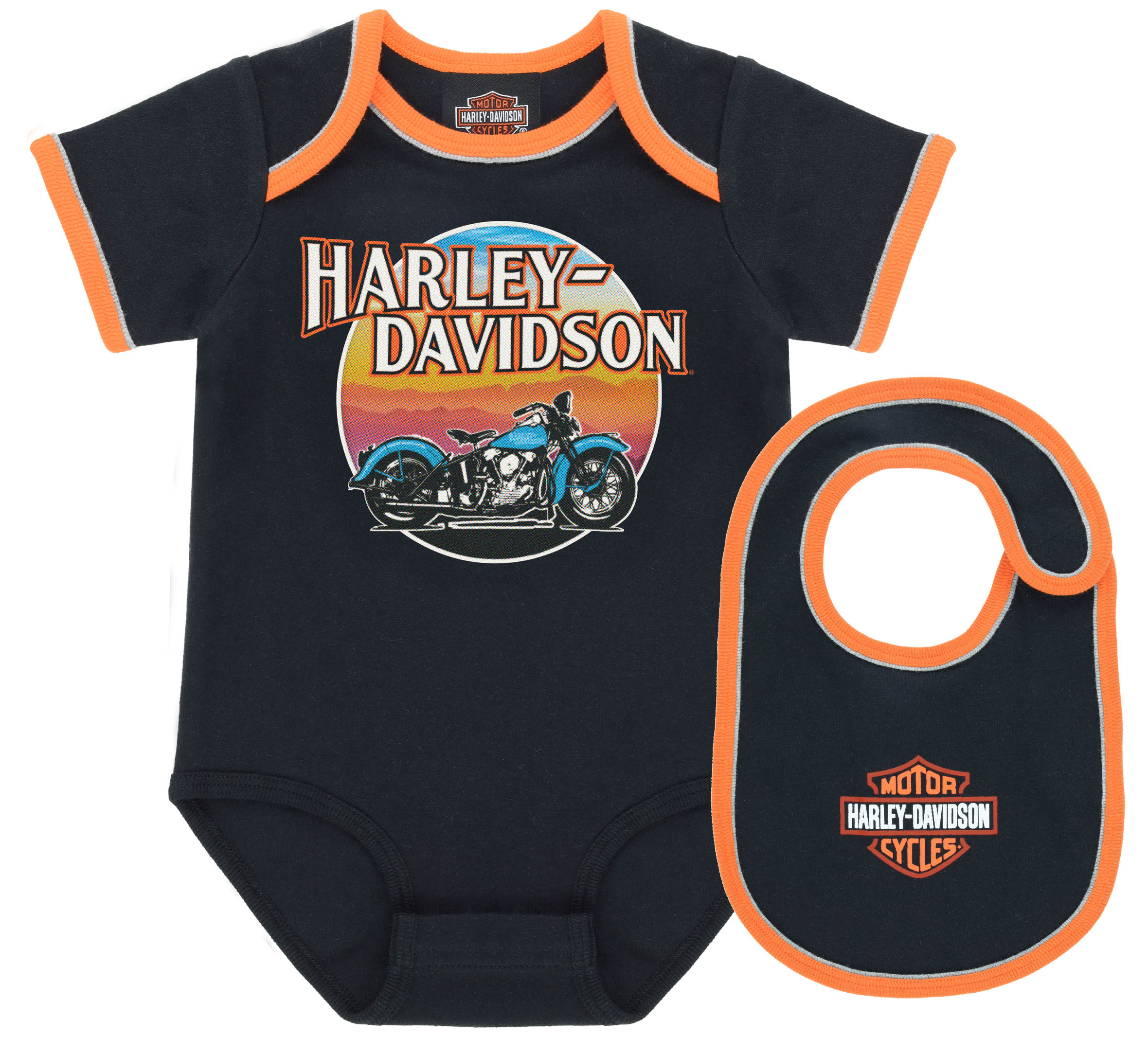 Ensemble-cadeau deux pièces bavette et barboteuse