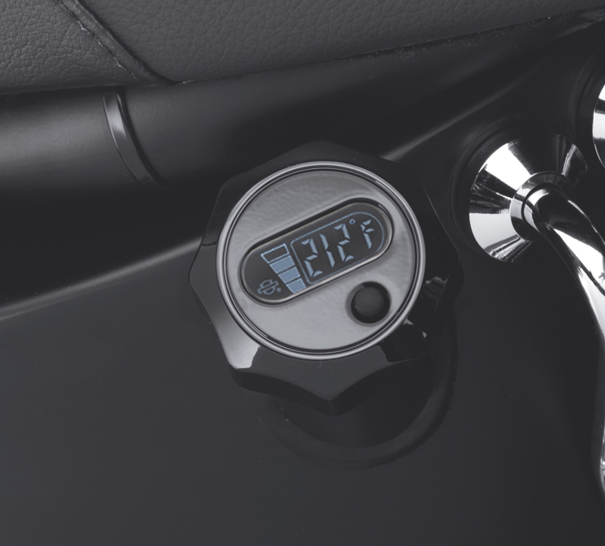 Oil Level and Temperature Dipstick with Lighted LCD Readout
