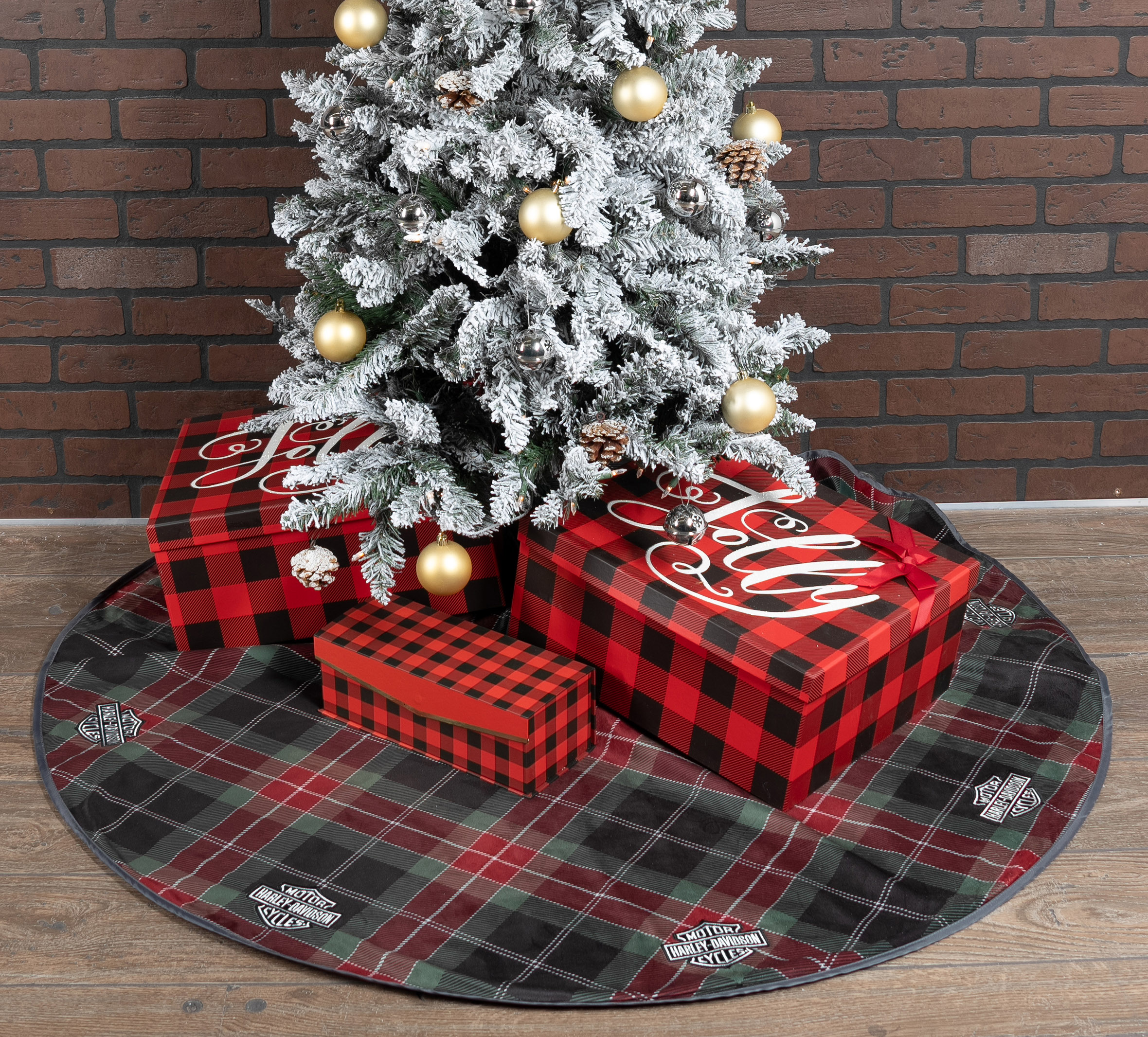 Holiday Plaid Tree Skirt