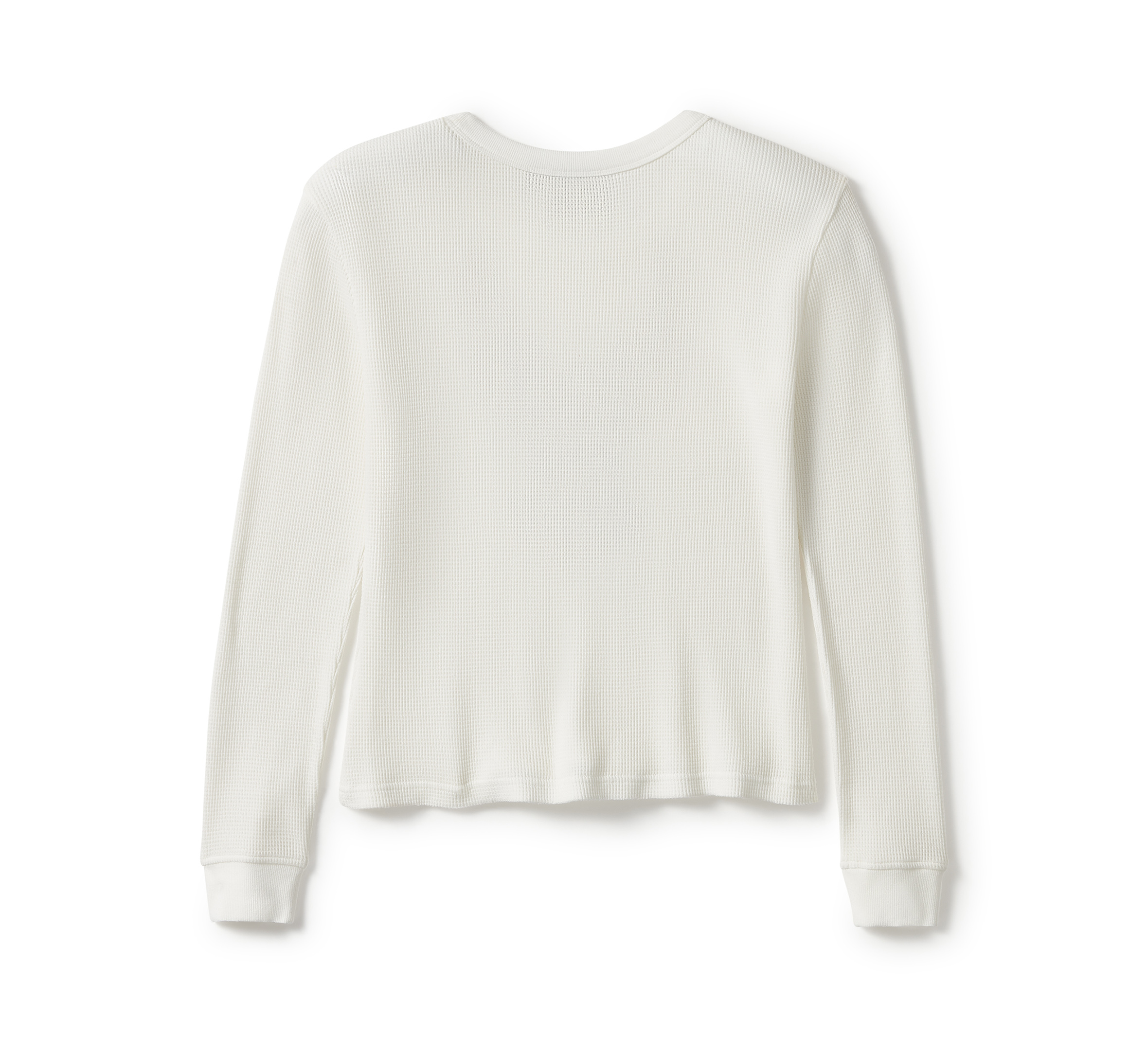 Women's Neon Eagle Distressed Waffle Knit Long Sleeve