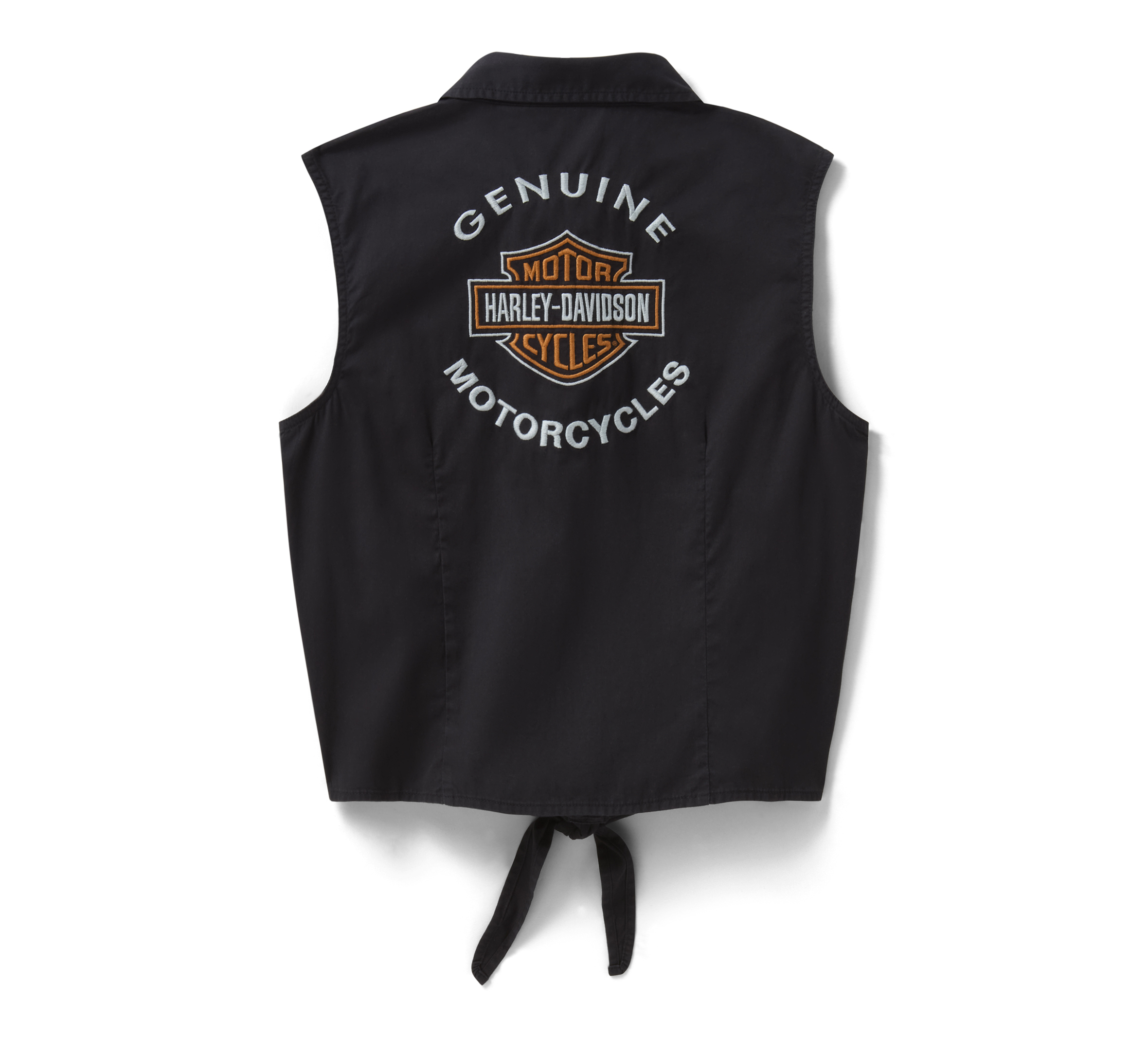 Women's H-D Essential Tie Front Top