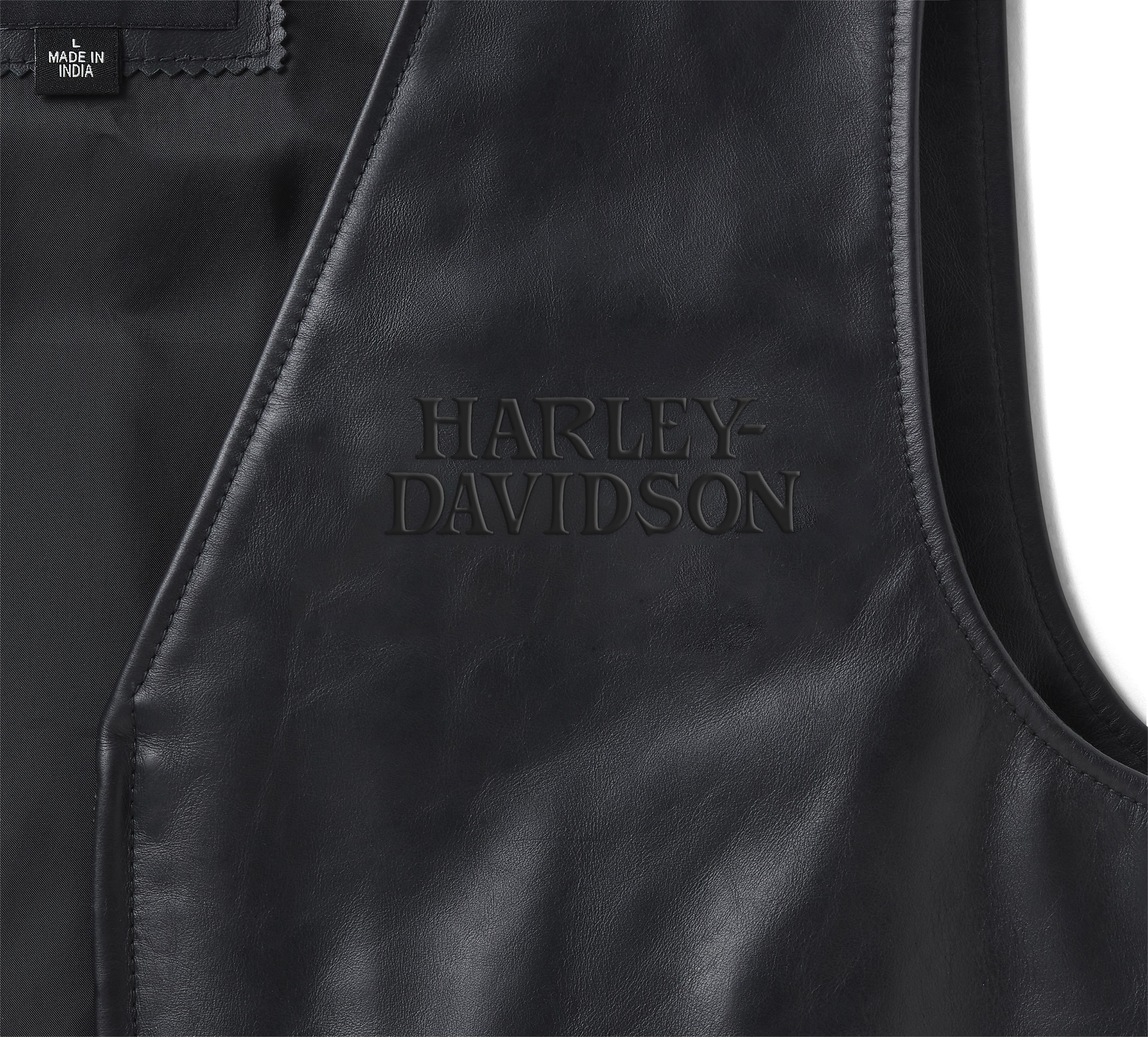 Men's Willie G Skull Reflective Leather Vest | Harley-Davidson CA