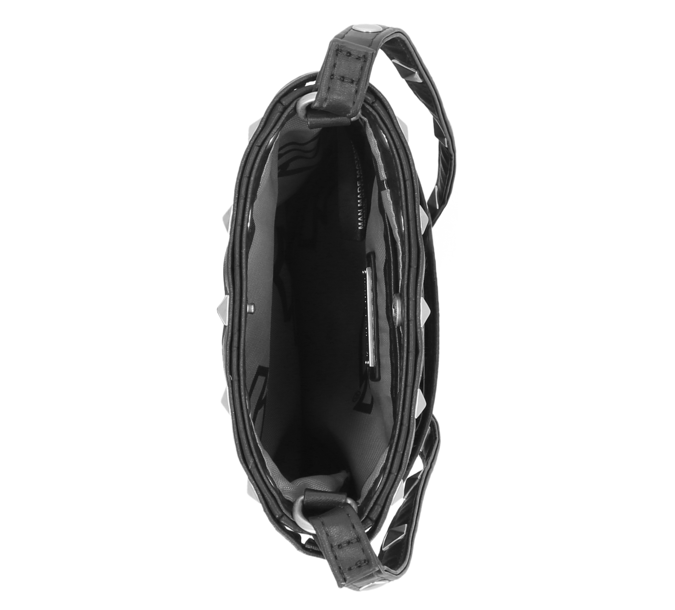 Croco Stud Crossbody Bag