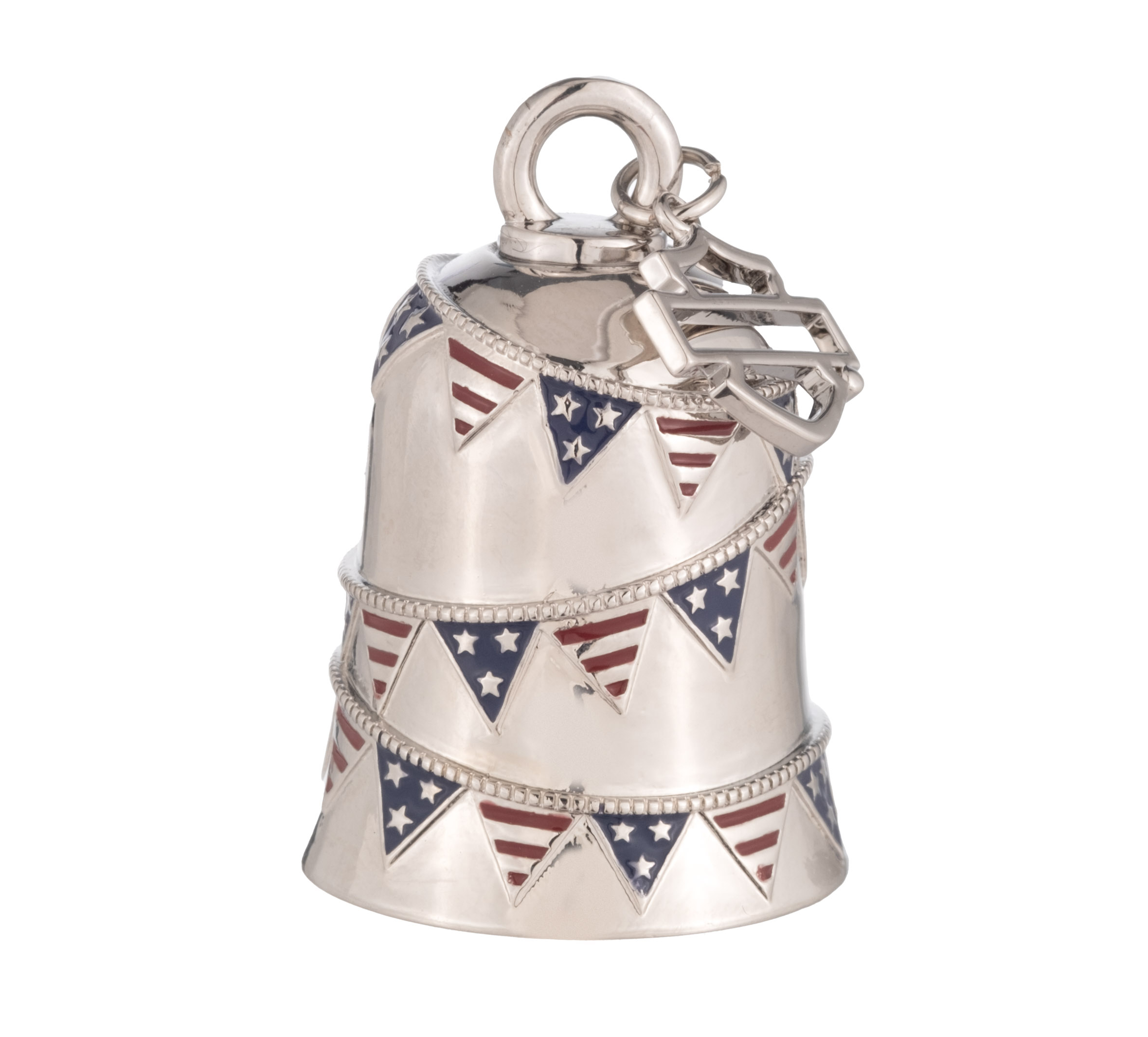 USA Flag Banner Ride Bell