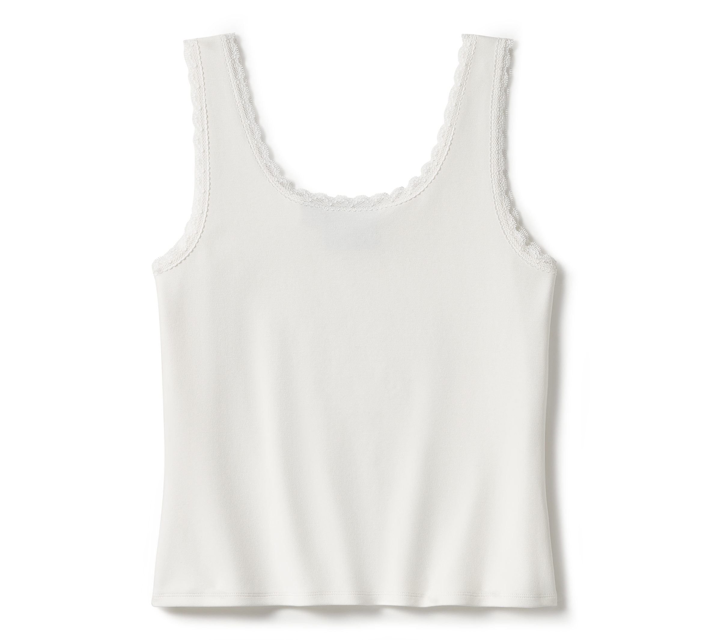 Women's Essential Bling Lace Trim Tank