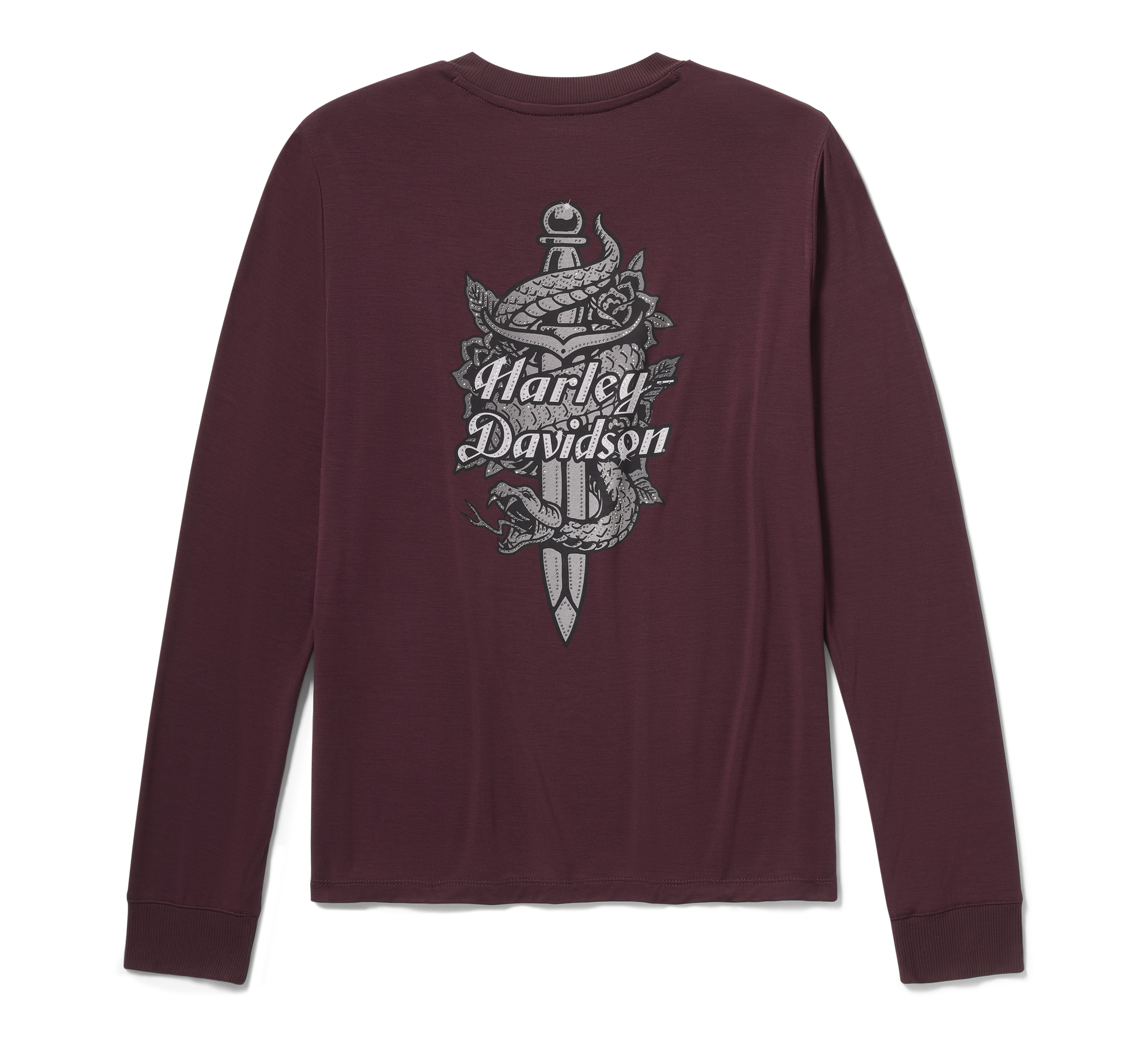 Women's Willie G ® Skull Tie Sleeve Hoodie | Harley-Davidson USA