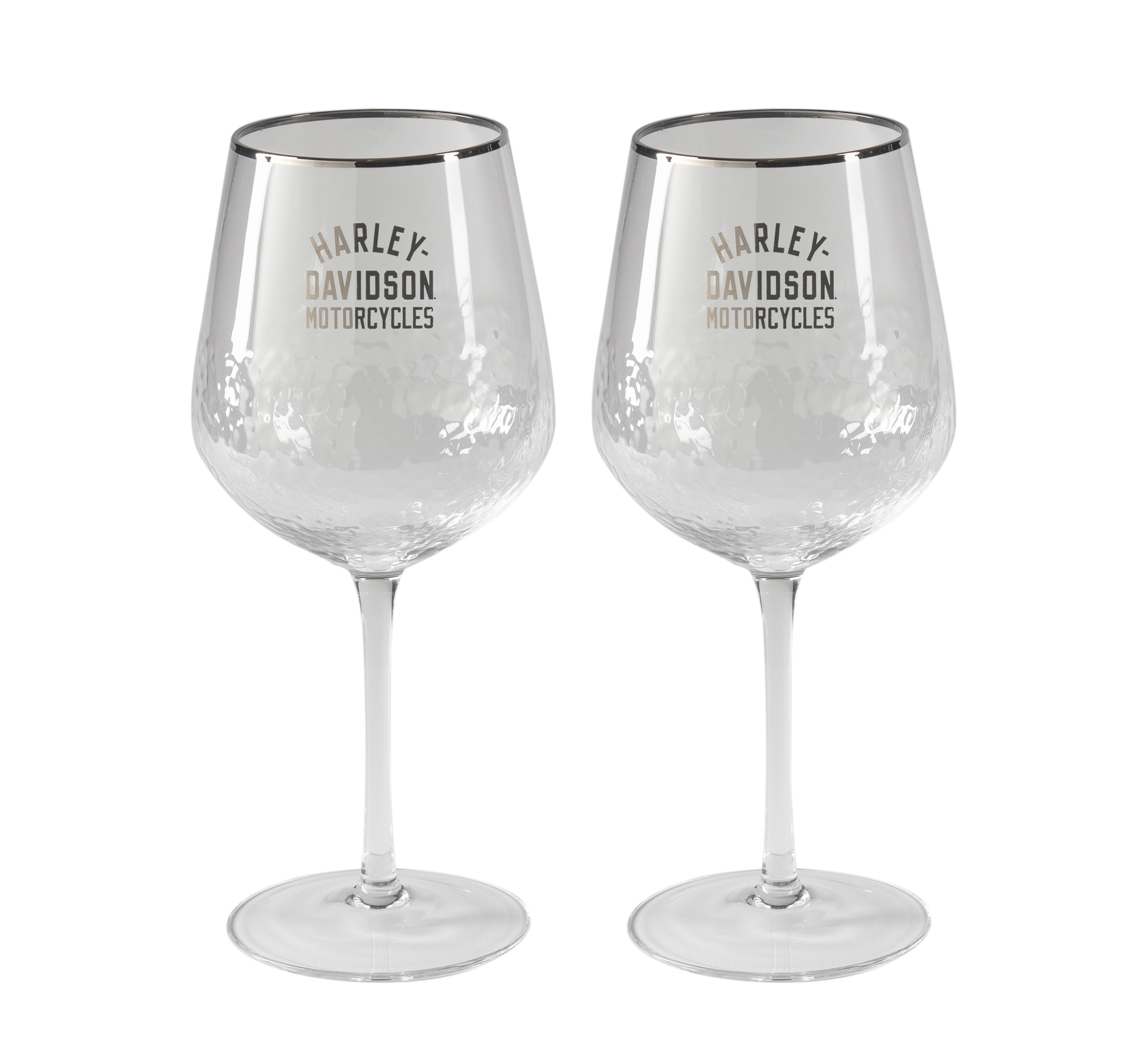 Pebbled Wine Glass Set of 2