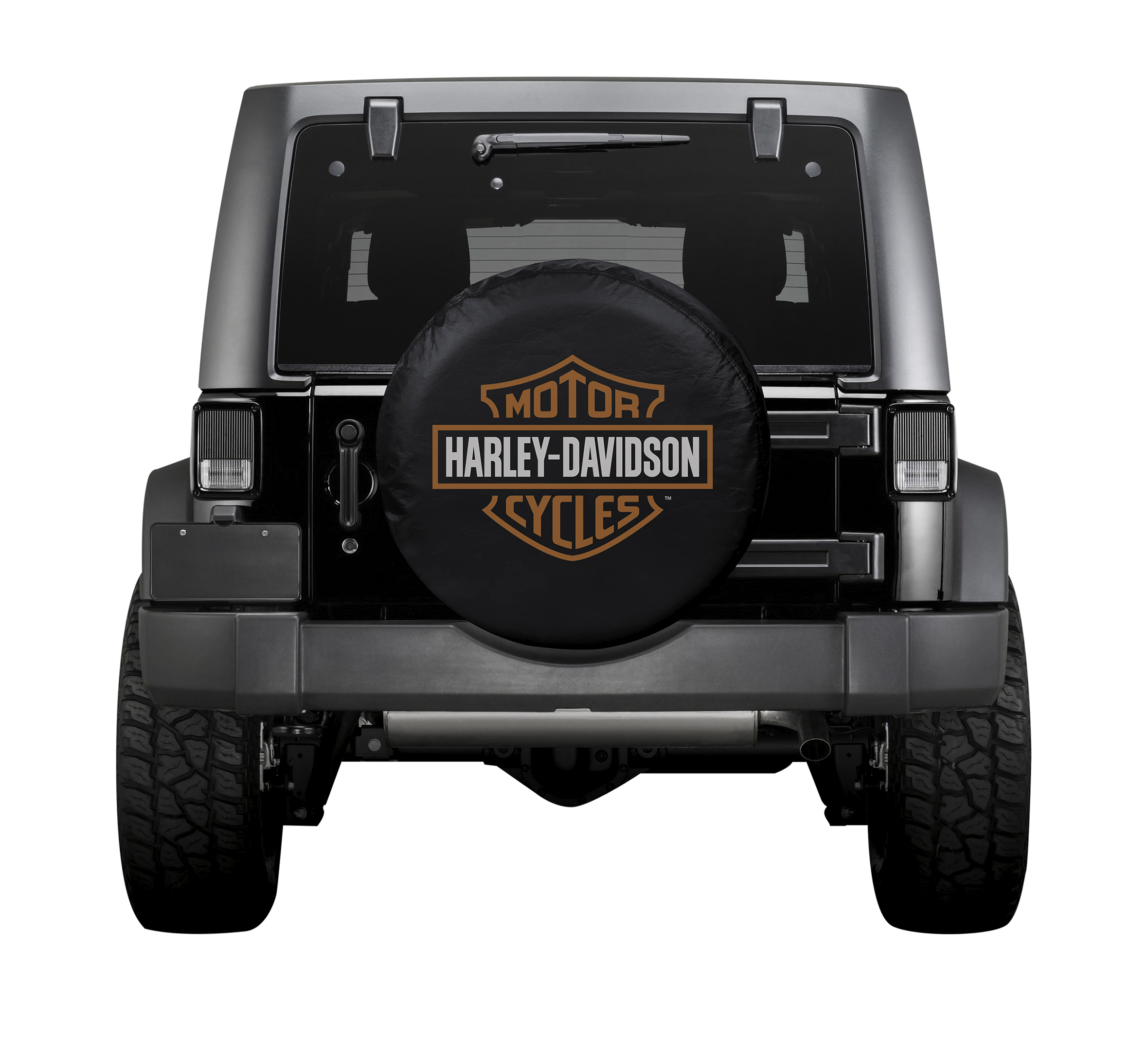 Bar & Shield Spare Tire Cover