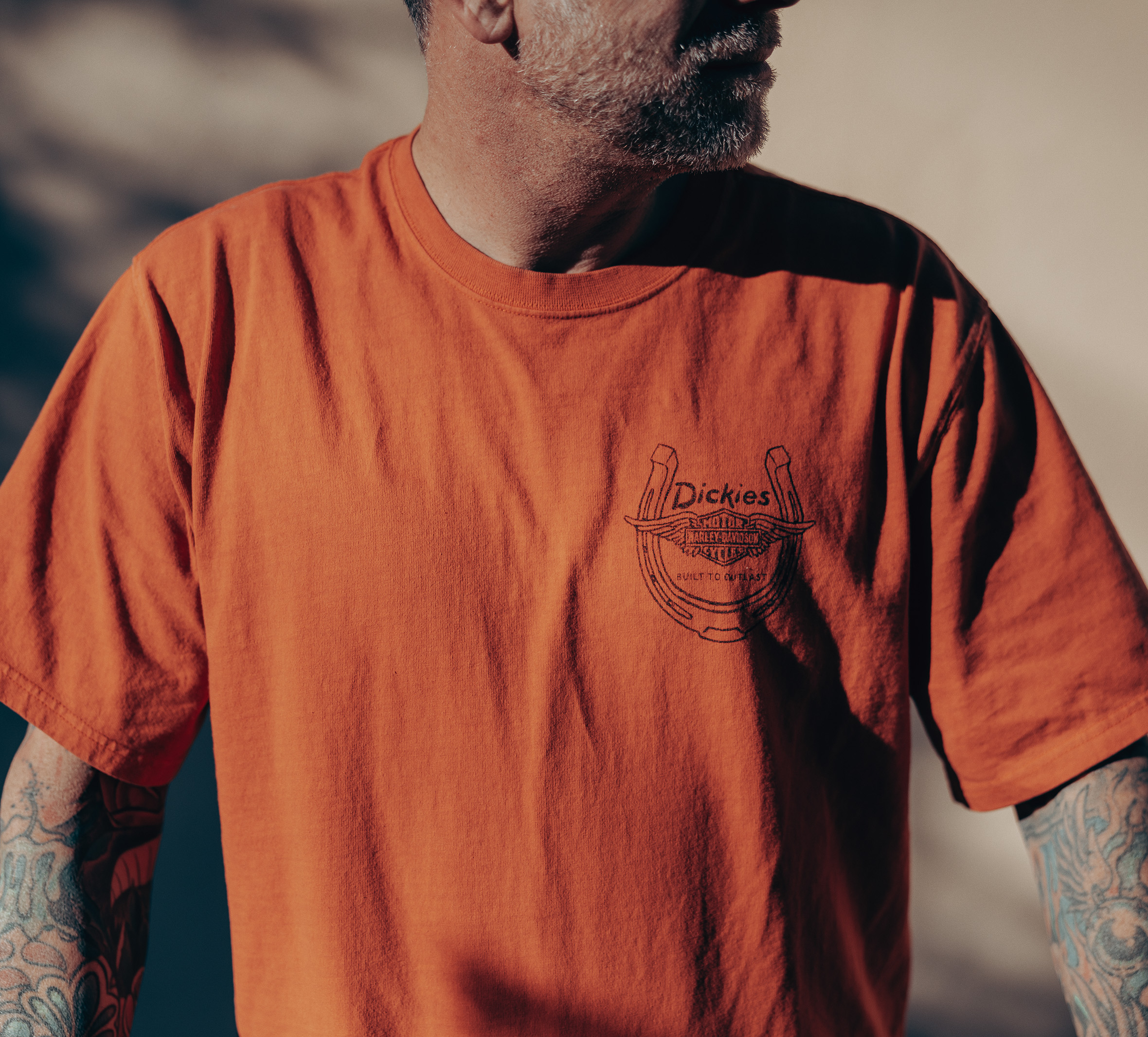 Men's Dickies x H-D Horsepower Heavyweight Pigment Dyed Tee
