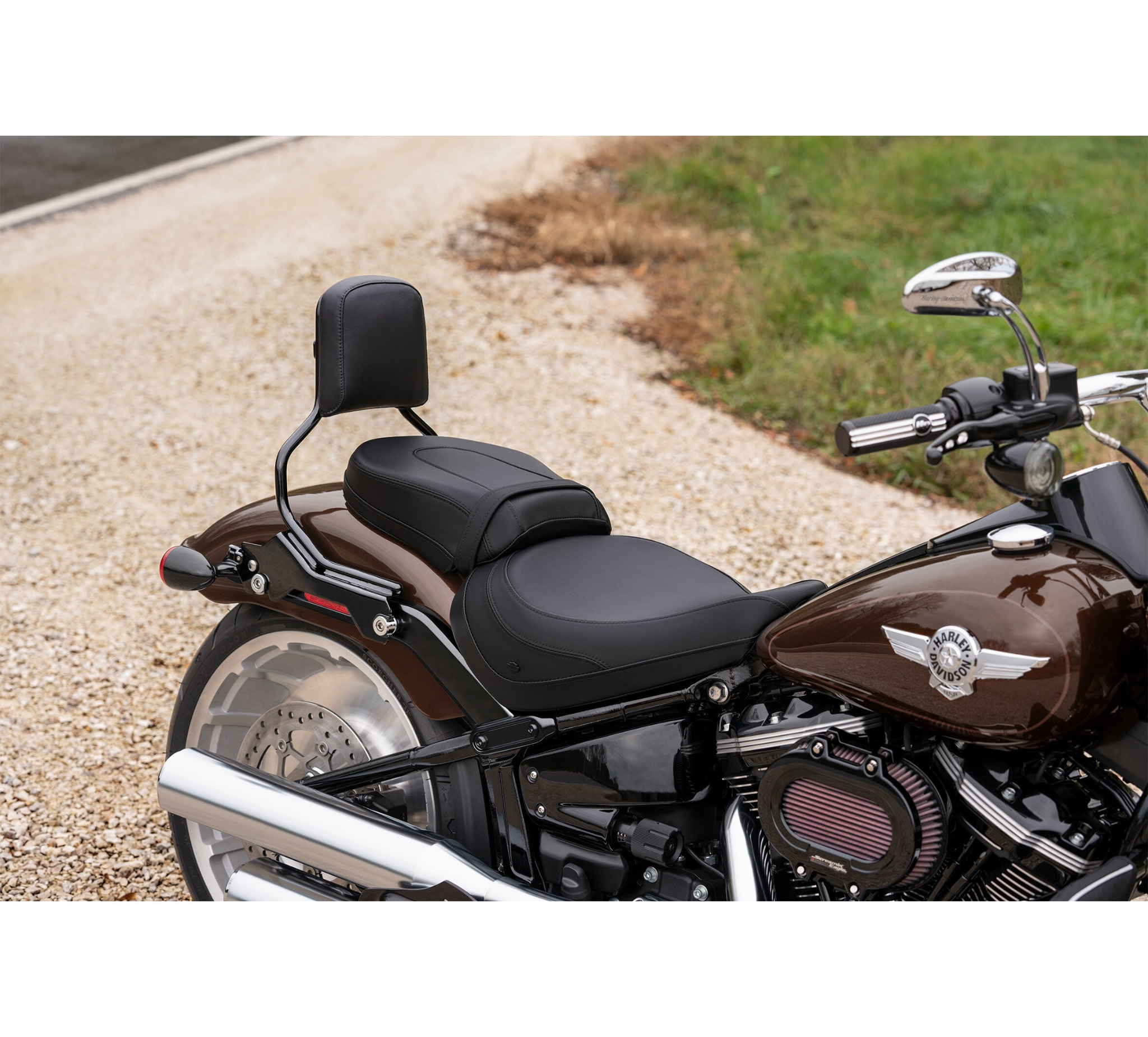 HoldFast Sissy Bar Upright - Standard Height - Gloss Black