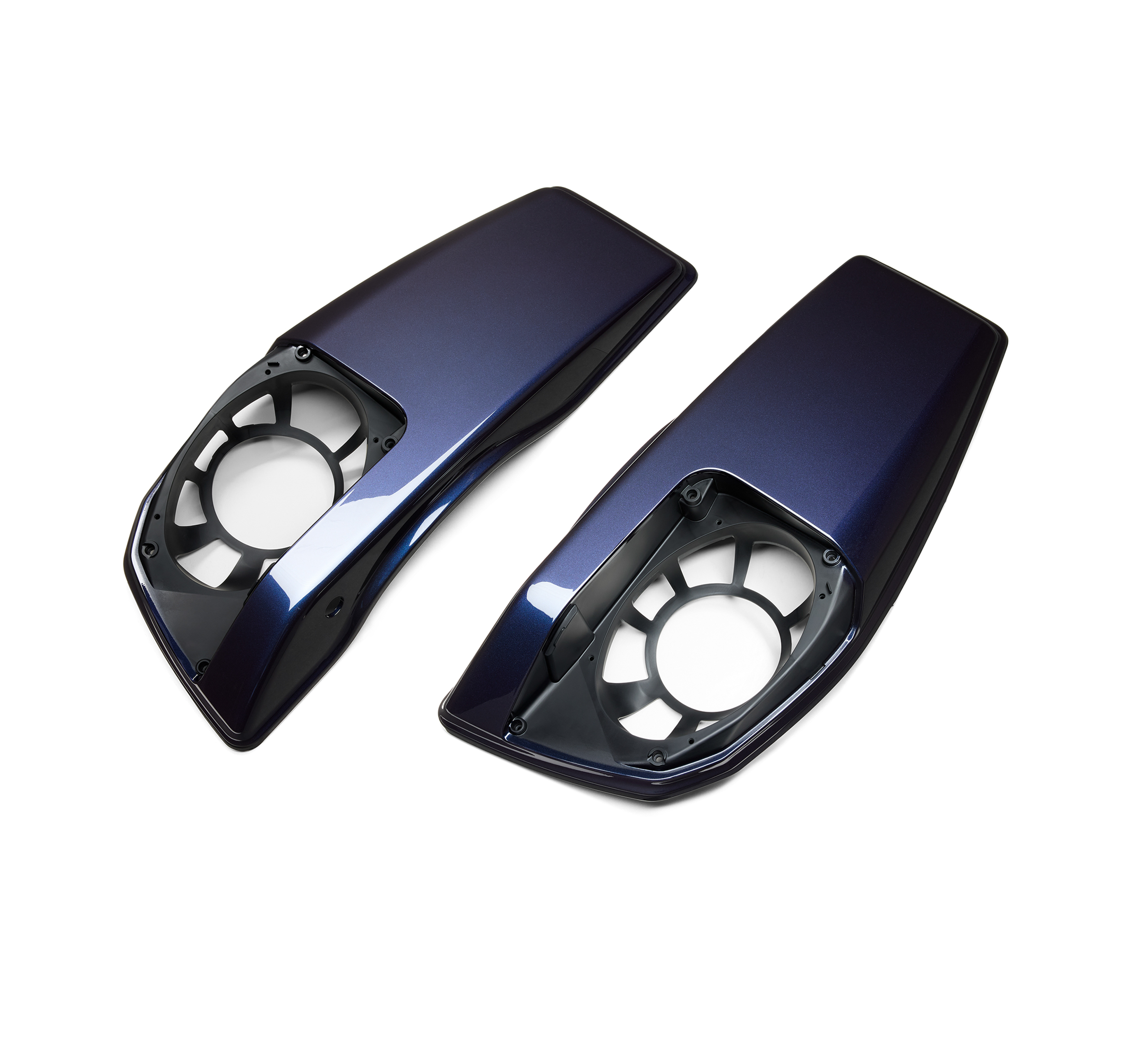 Color Matched Saddlebag Speaker Lids - Mystic Shift