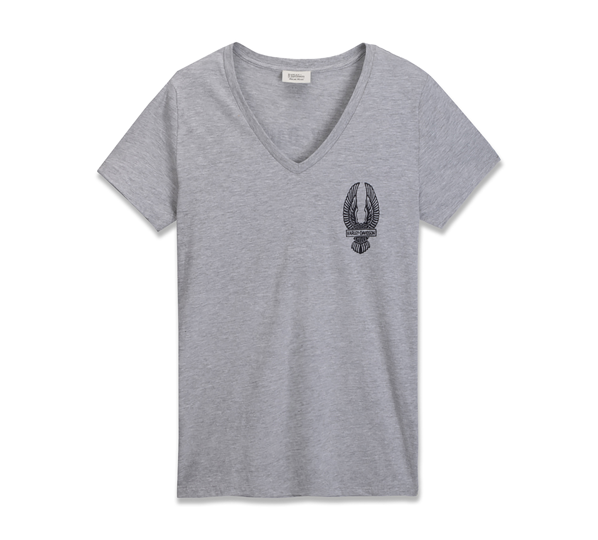 Women's Vintage Bar & shield w/ Wings V-Neck Tee