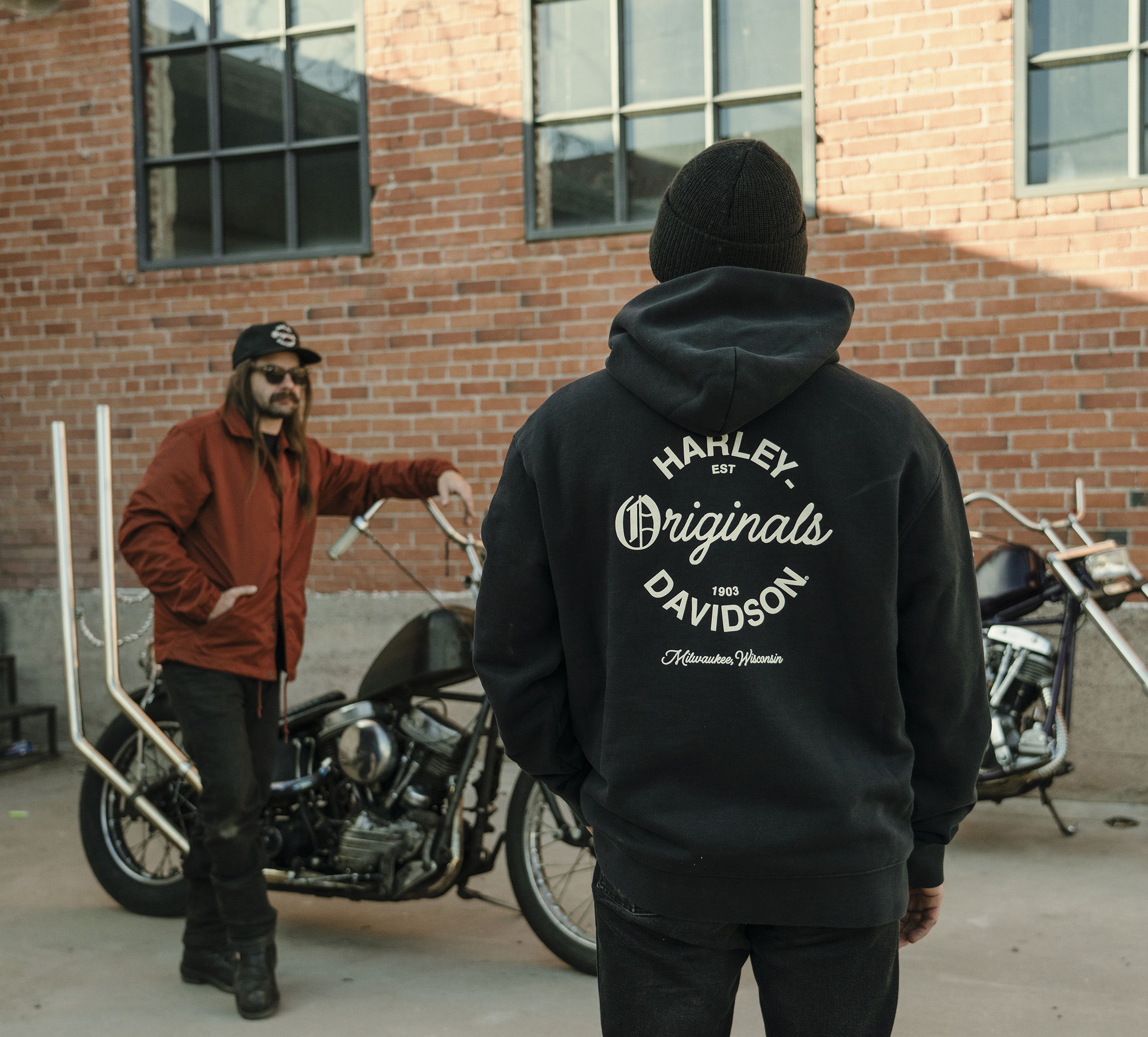 Originals Script Hoodie Sweatshirt