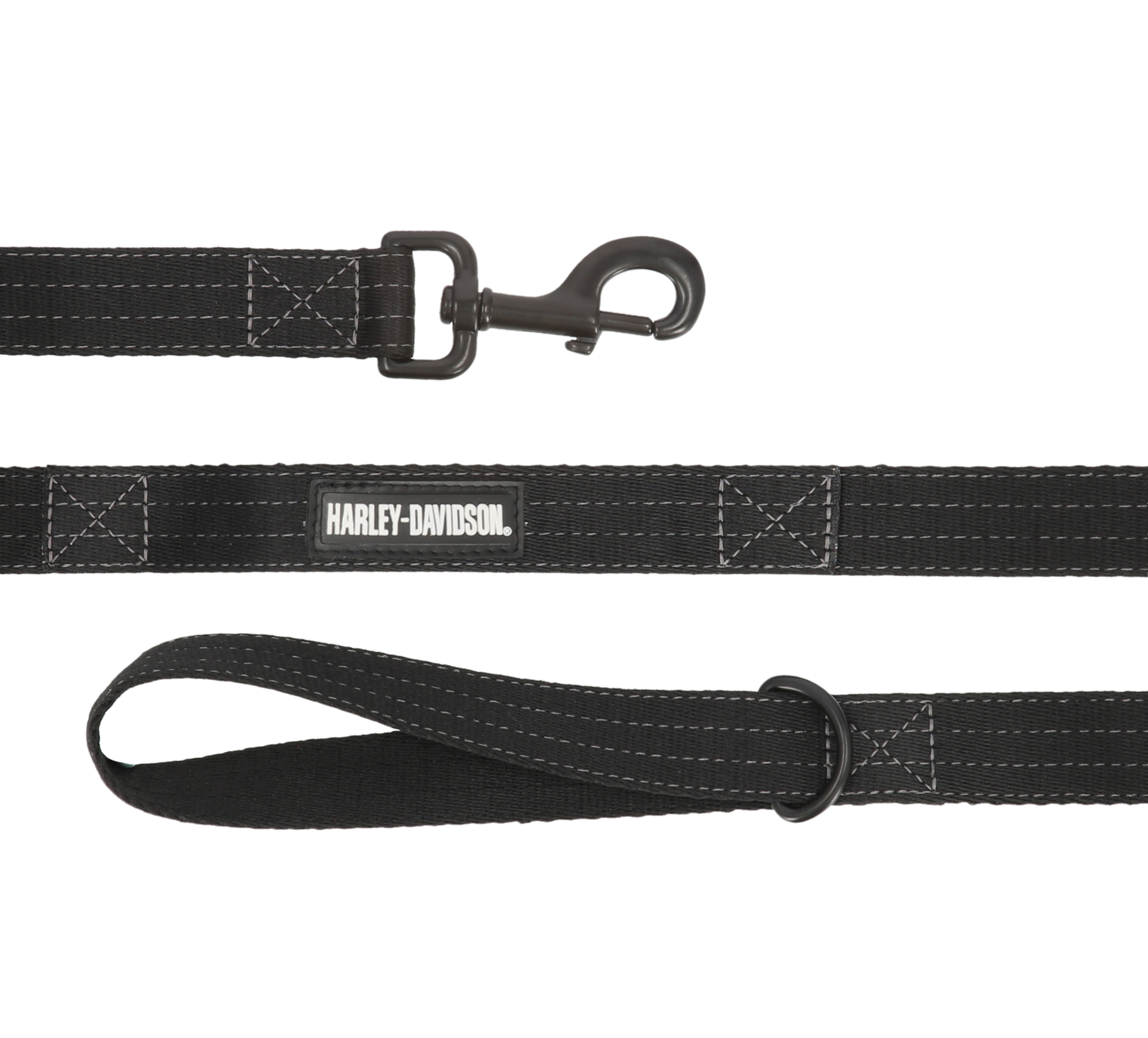 Nylon Dog Leash Black - 6'