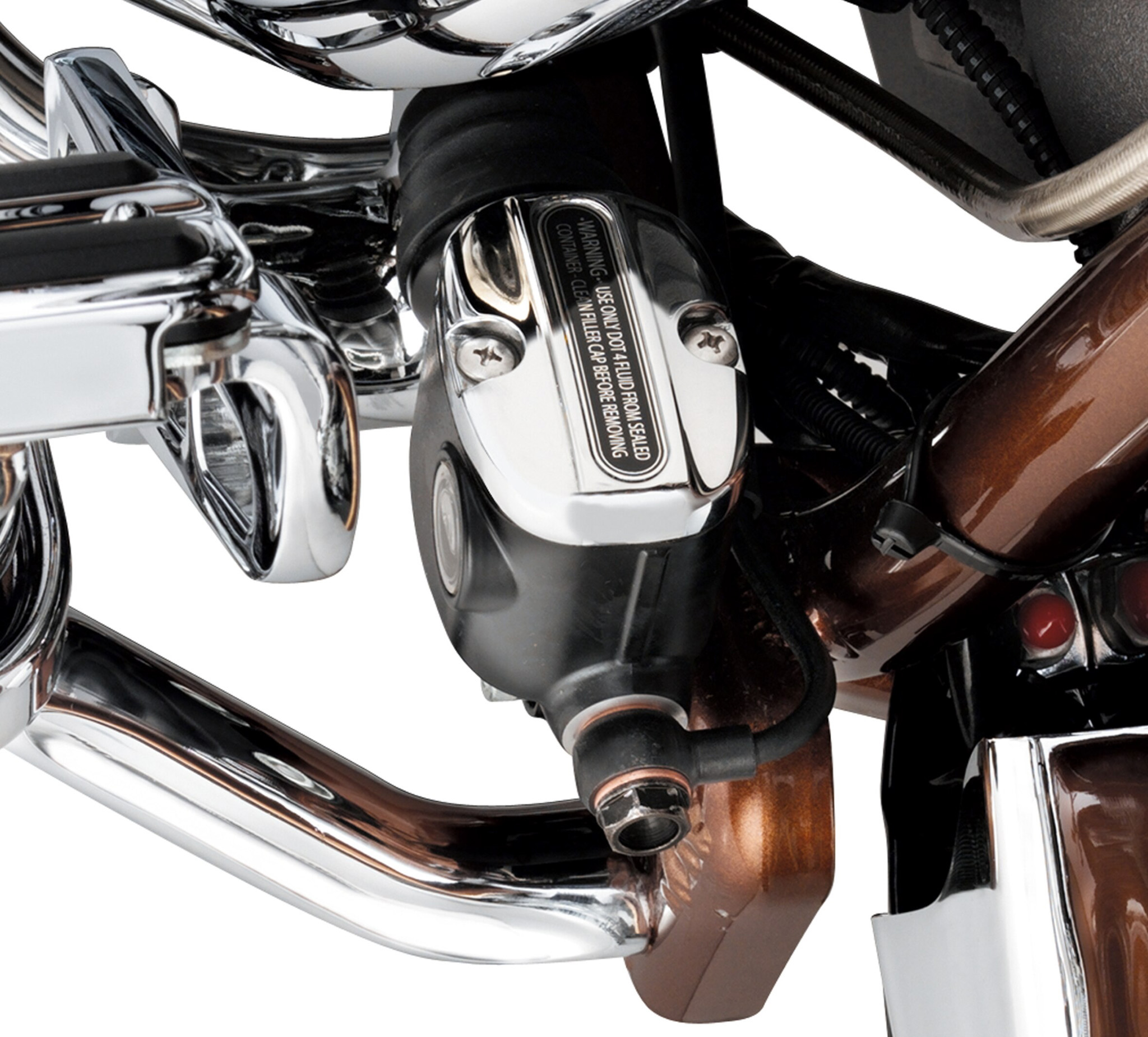 Chrome Rear Master Cylinder Cover