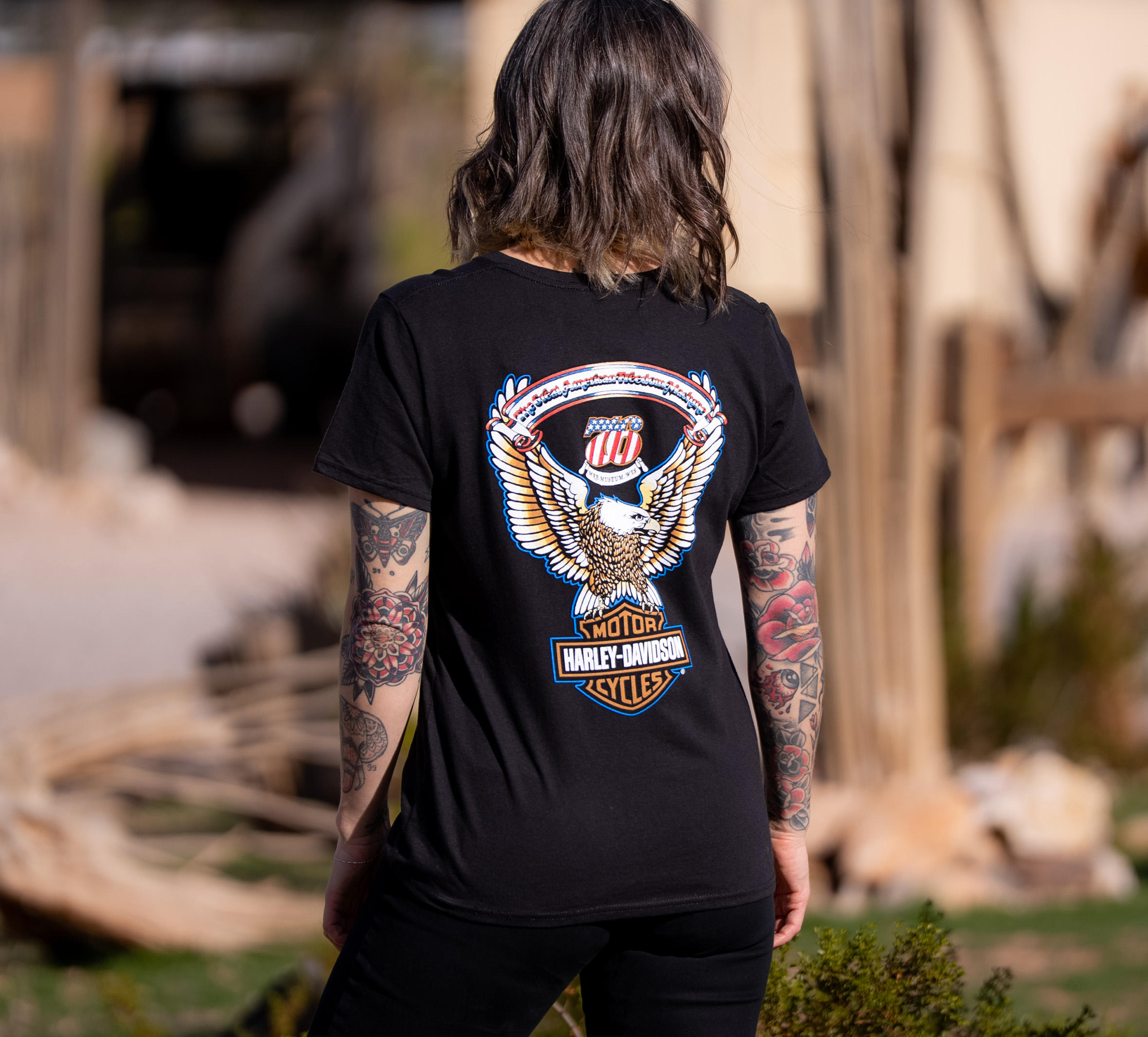 Women's Great American Freedom Machine Tee
