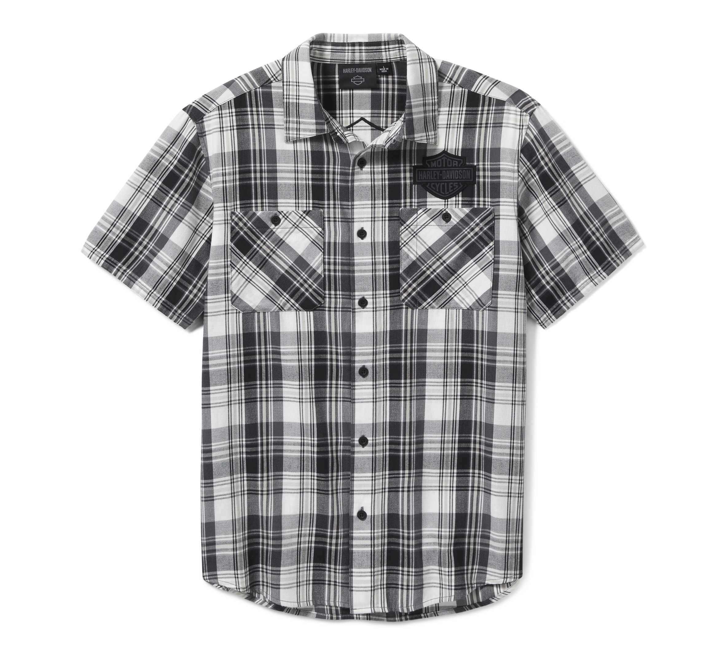 Bar & Shield Plaid Shirt