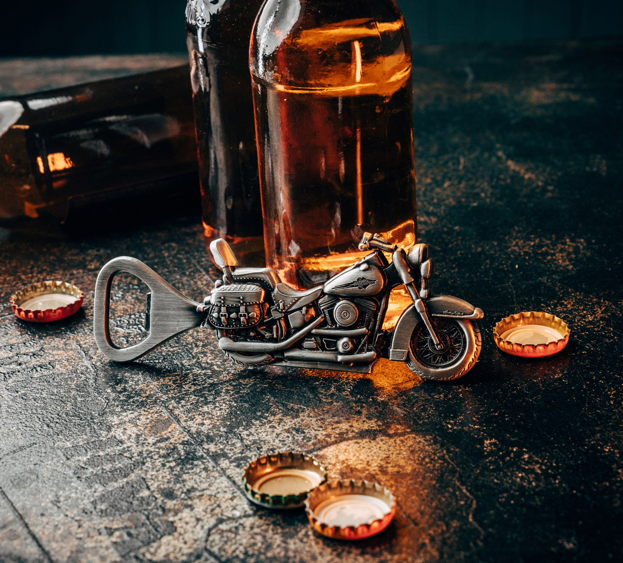 Motorcycle Metal Bottle Opener
