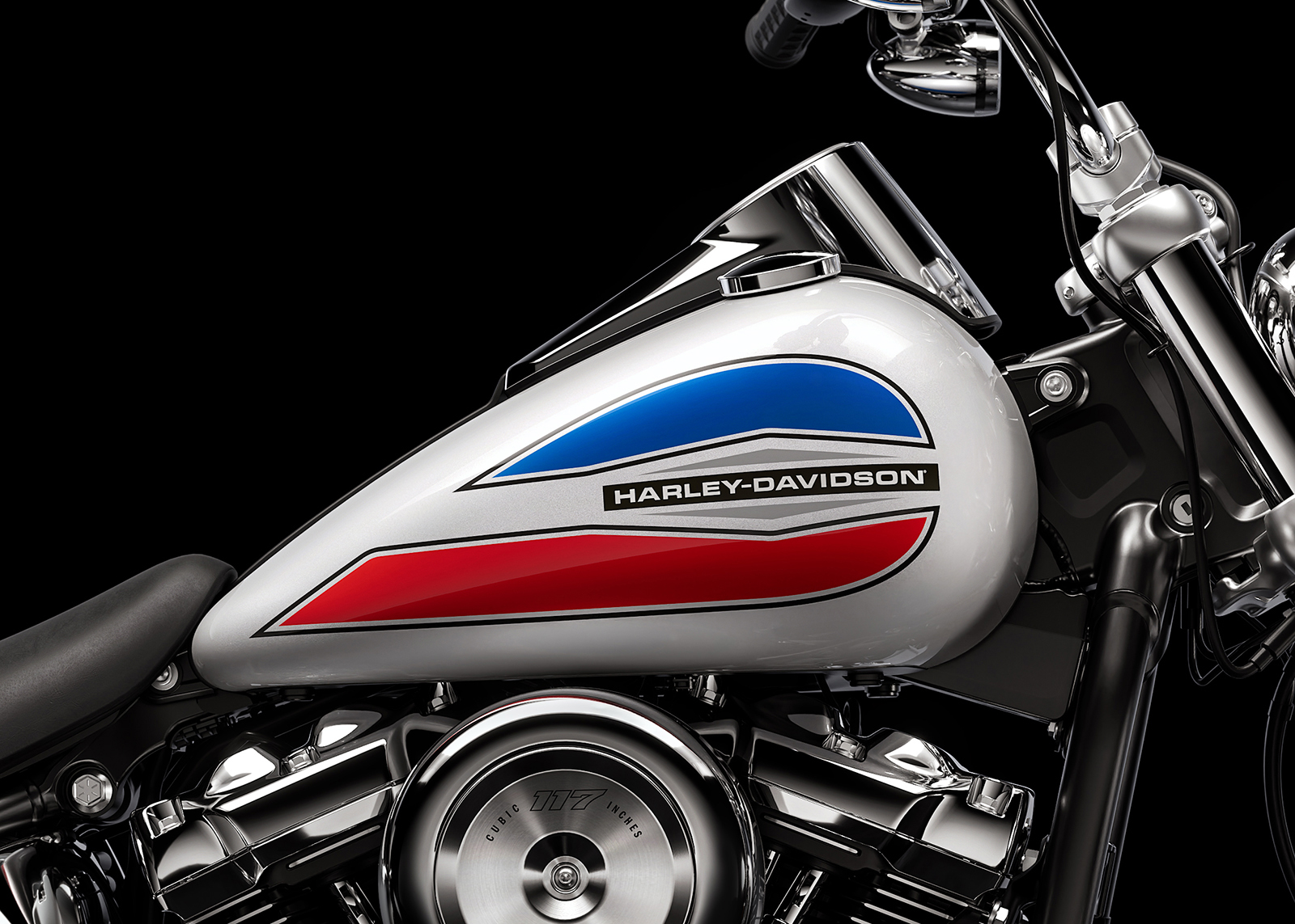 Plan produit des graphiques du réservoir de la Super Glide 2026
