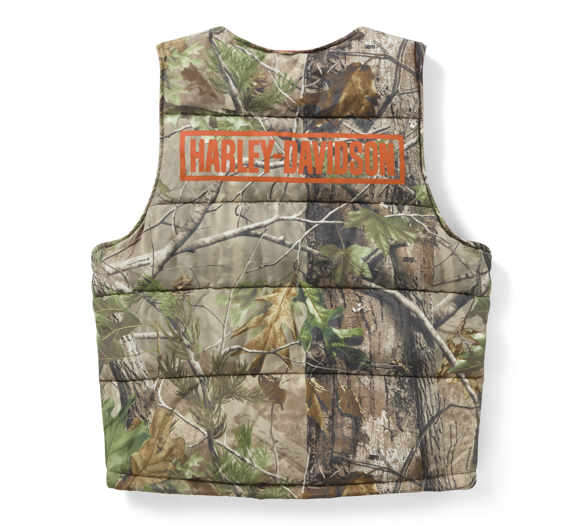 Men's H-D Hi-Vis Vest - Hi Vis Orange | Harley-Davidson USA