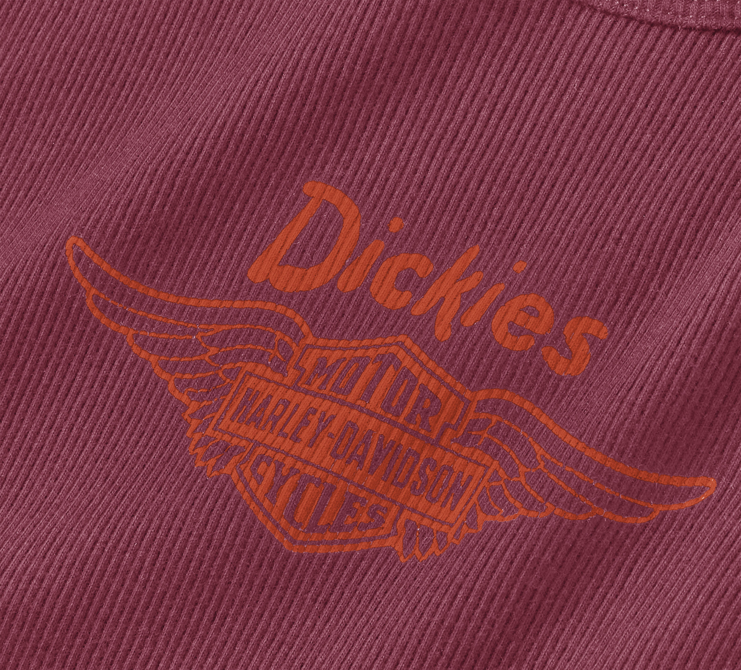 Women's Dickies x H-D Winged Bar & Shield Ribbed Tank