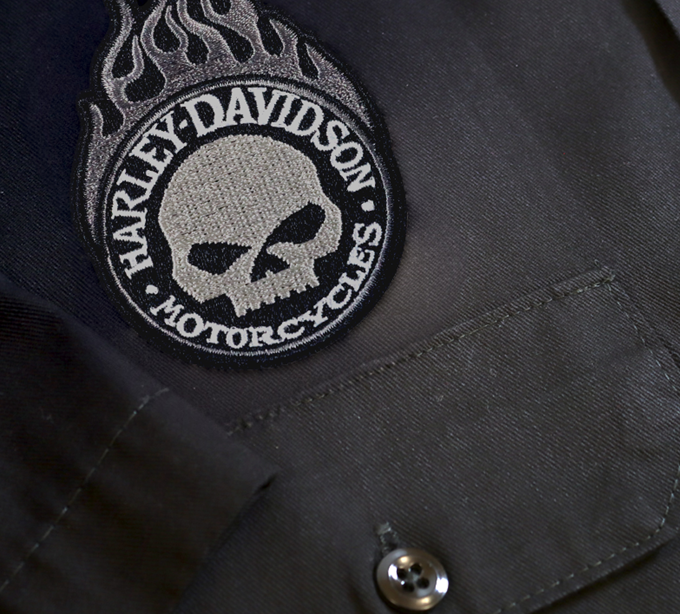 3" Willie Flame Patch