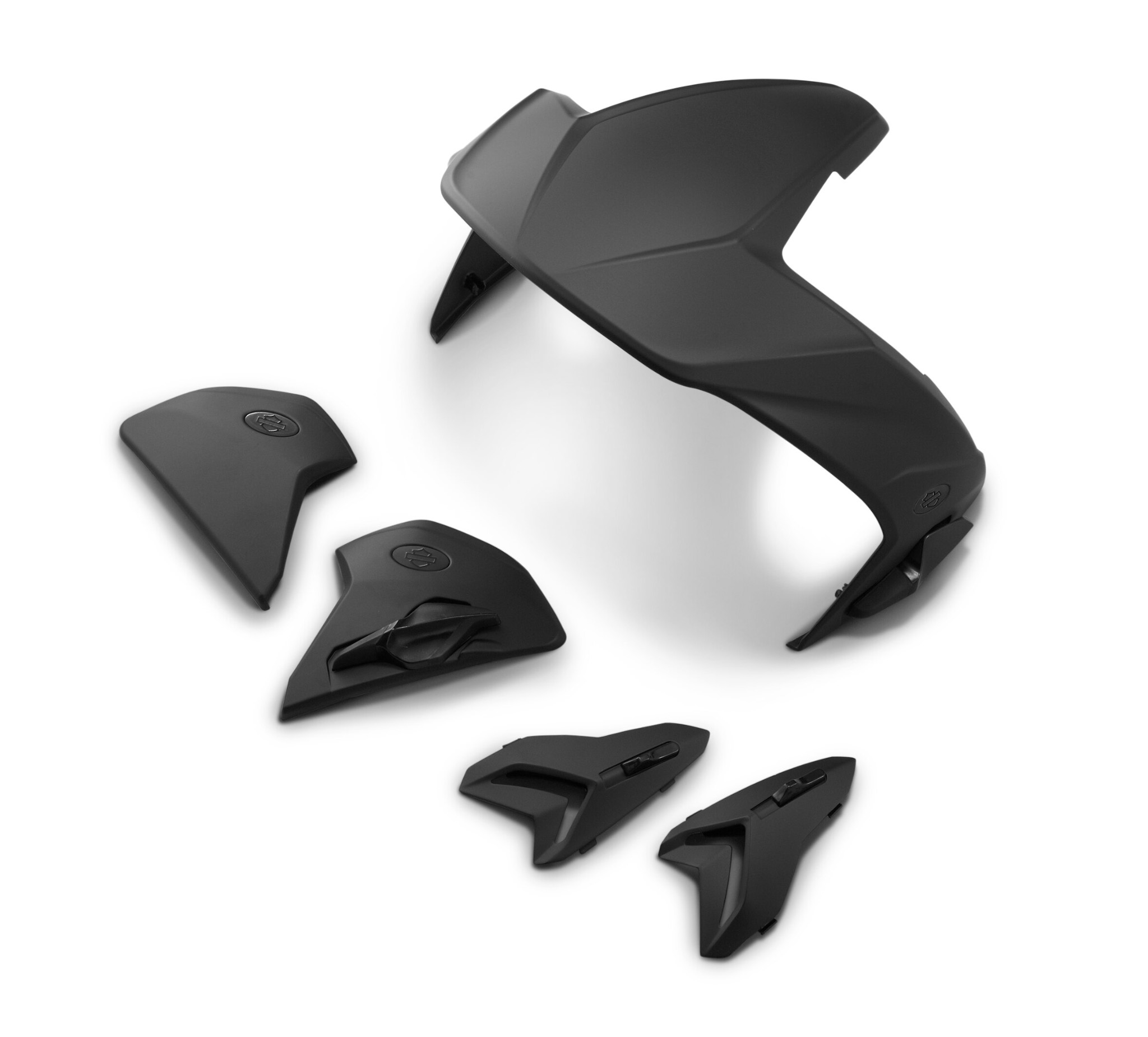 B07 Shell Visor, Sideplate & Vent Kit