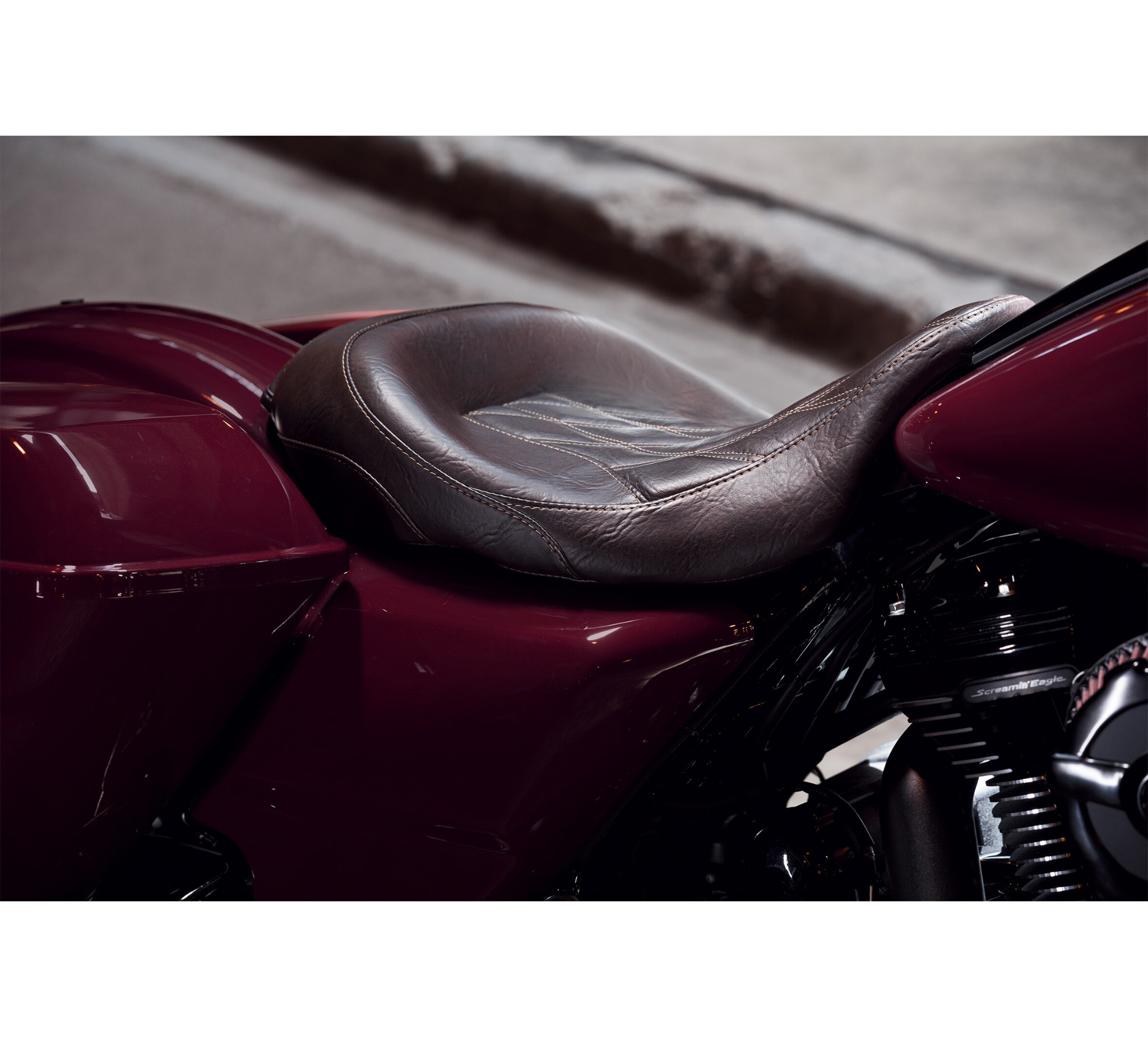 Low-Profile Solo Touring Seat