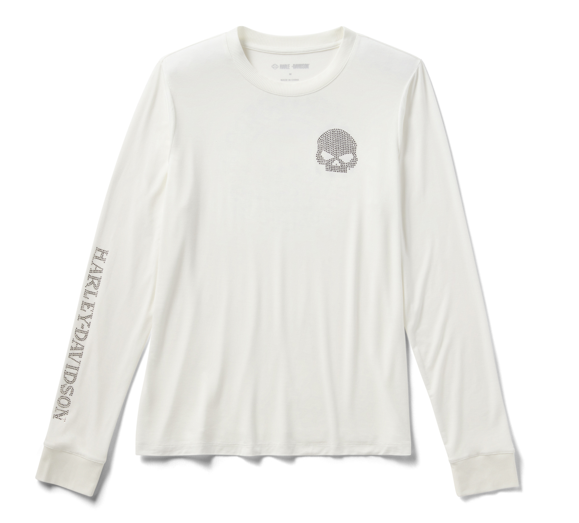 Women's Willie G Skull Bling Long Sleeve | Harley-Davidson USA